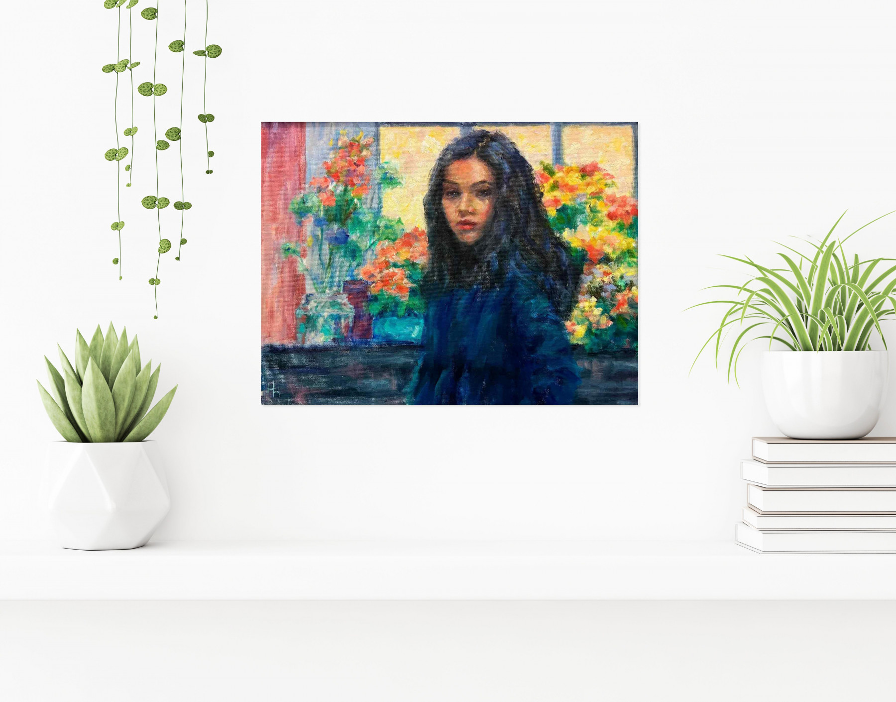 Hanneke Humphrey, Flowers warm the Day, peinture - Galerie de vente et d’achat d’art contemporain en ligne Artalistic
