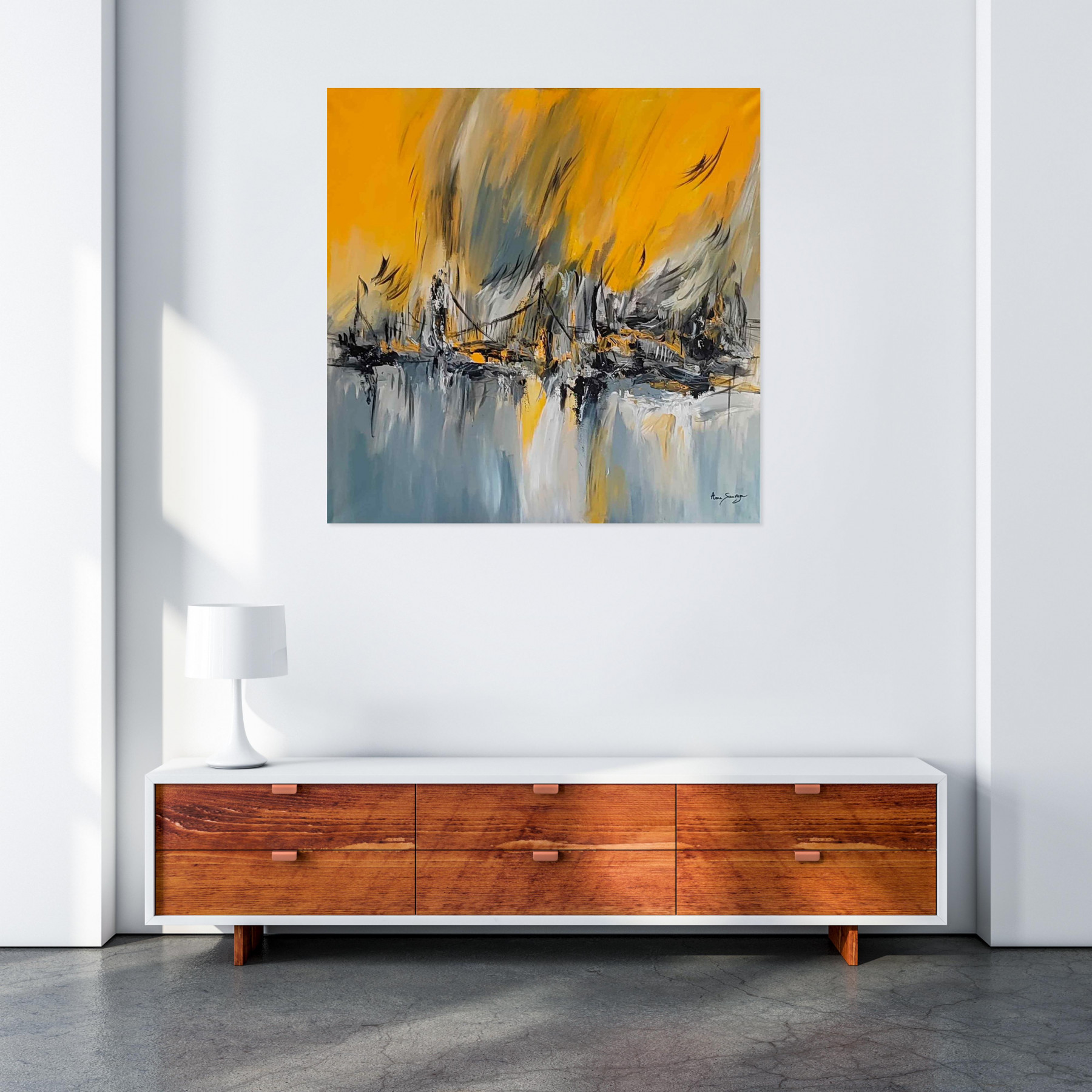Âme Sauvage, Rayons solaires, peinture - Galerie de vente et d’achat d’art contemporain en ligne Artalistic