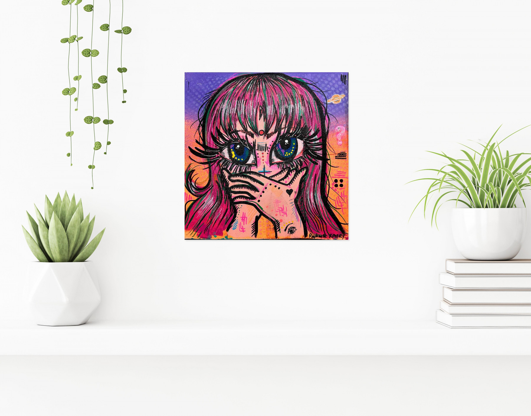 Raphaëlle Emery, Sanzarus, peinture - Galerie de vente et d’achat d’art contemporain en ligne Artalistic