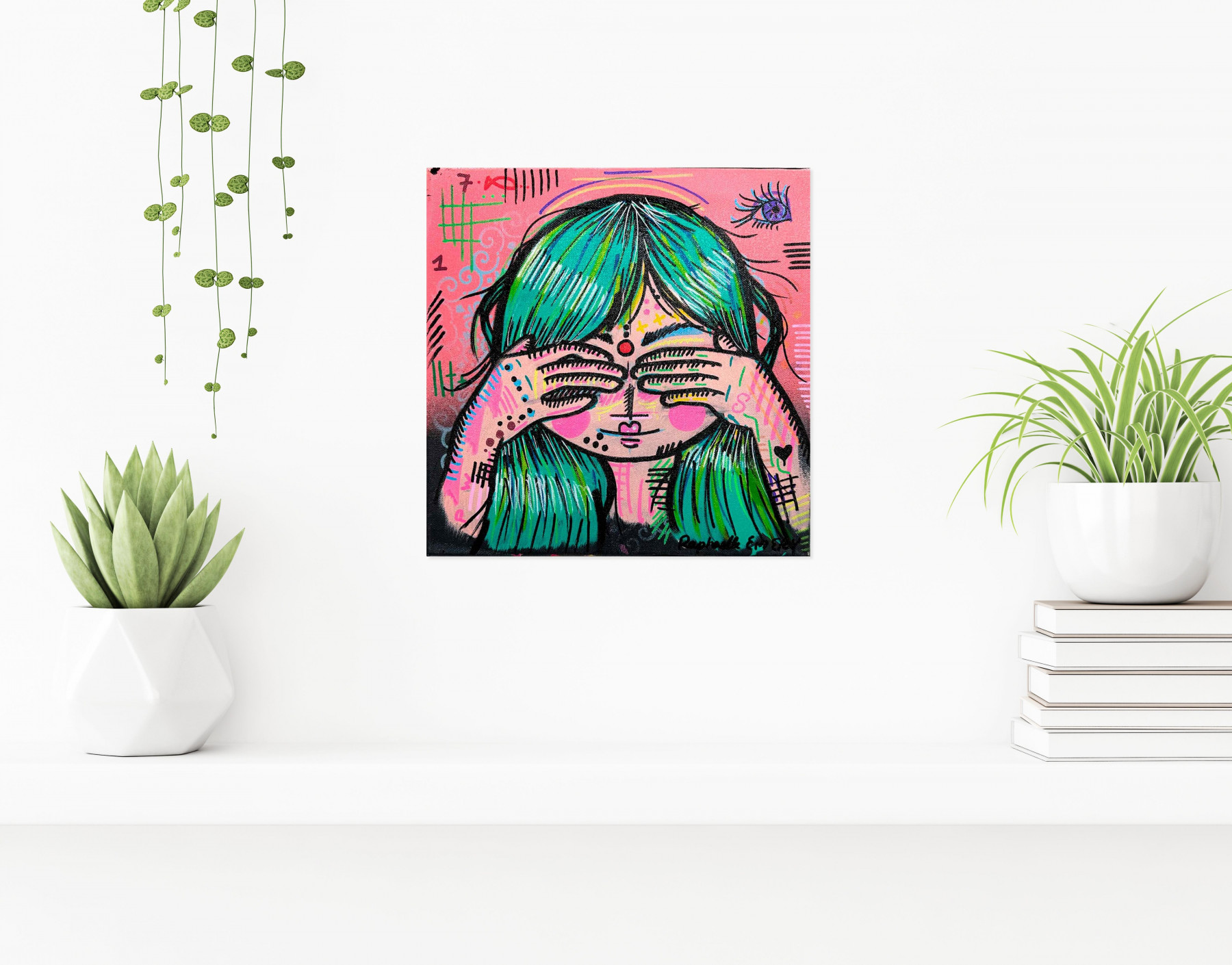 Raphaëlle Emery, Sanzarus, peinture - Galerie de vente et d’achat d’art contemporain en ligne Artalistic