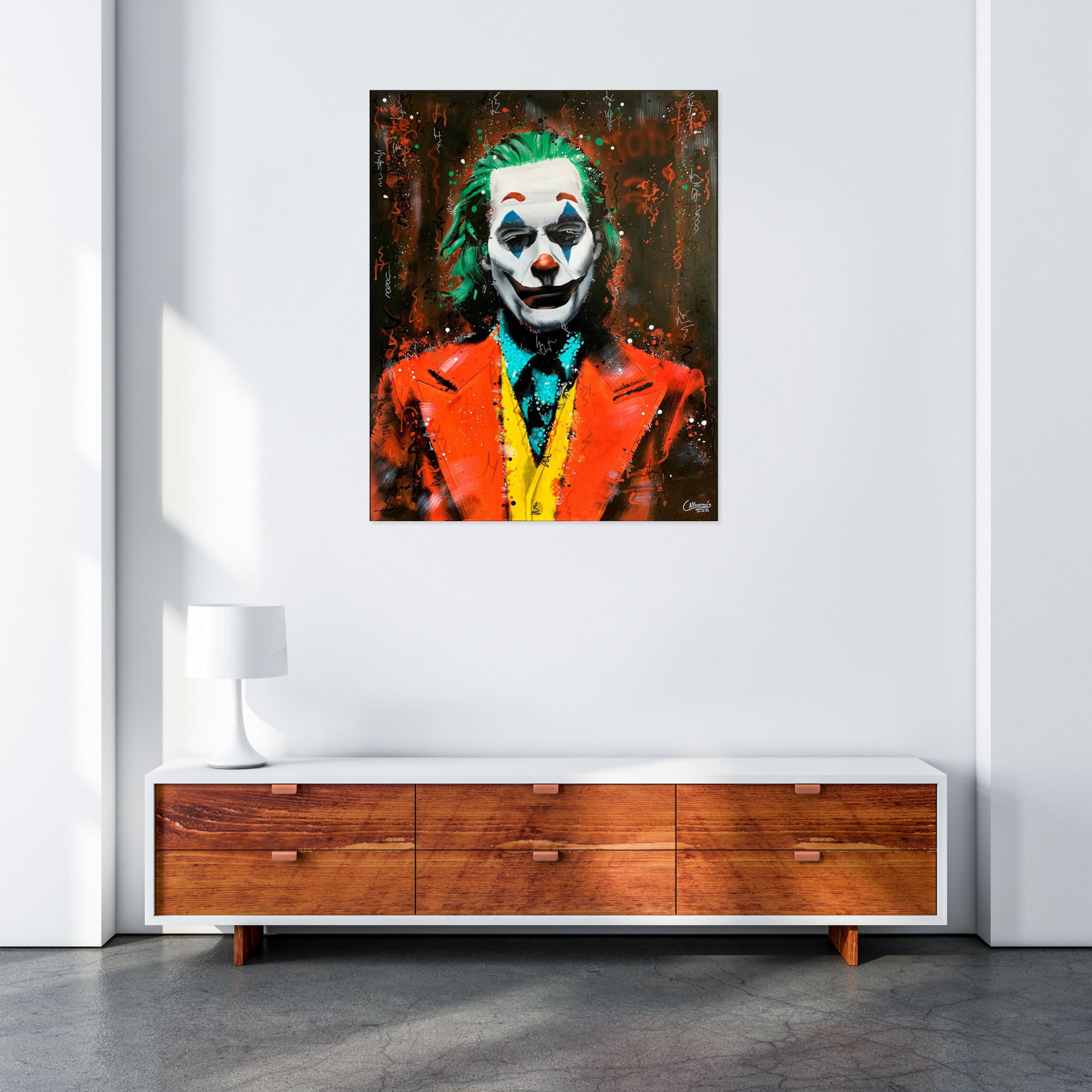 Casto Albarracin, Joker, peinture - Galerie de vente et d’achat d’art contemporain en ligne Artalistic