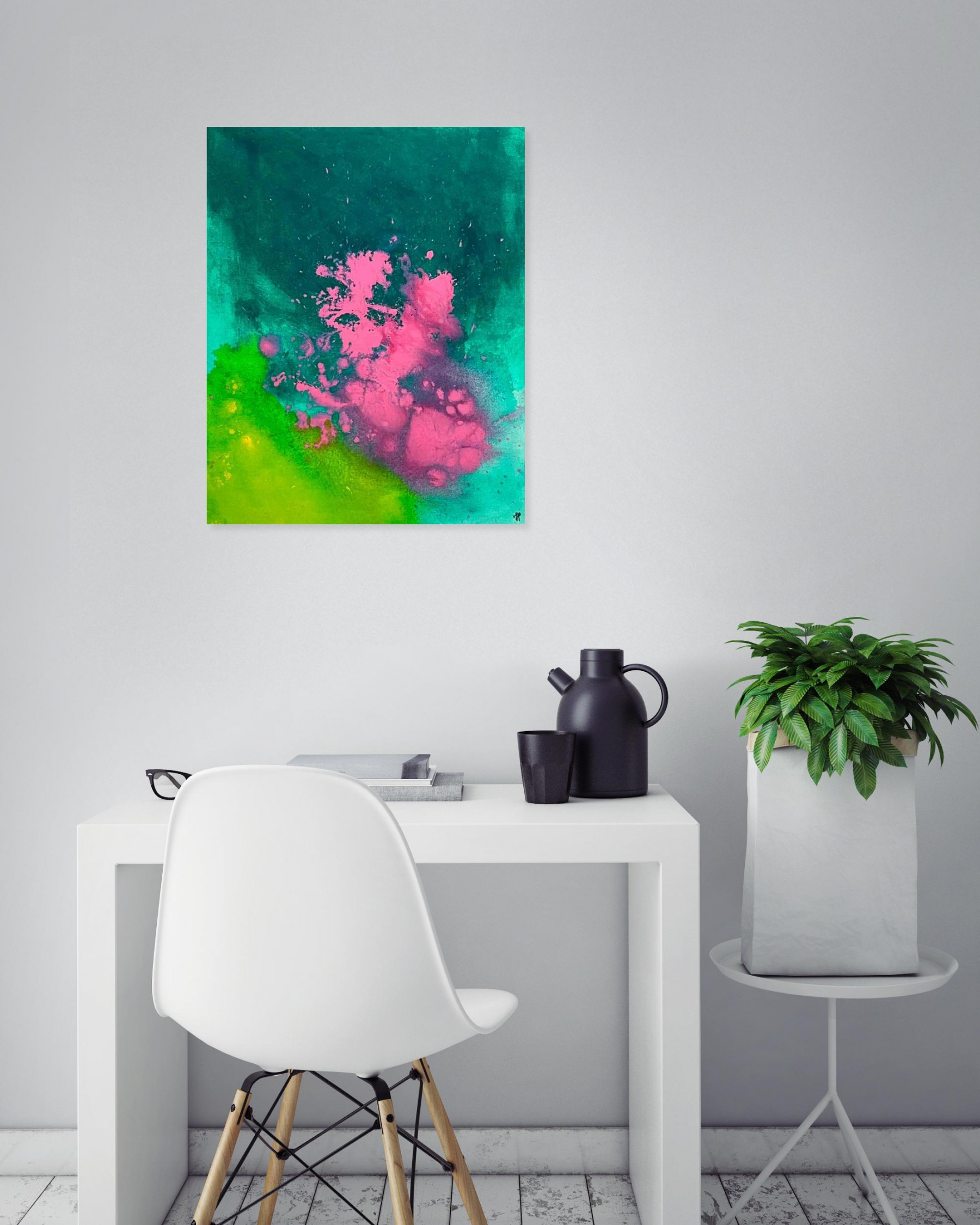 Jacqueline Poitevin, Le printemps, peinture - Galerie de vente et d’achat d’art contemporain en ligne Artalistic