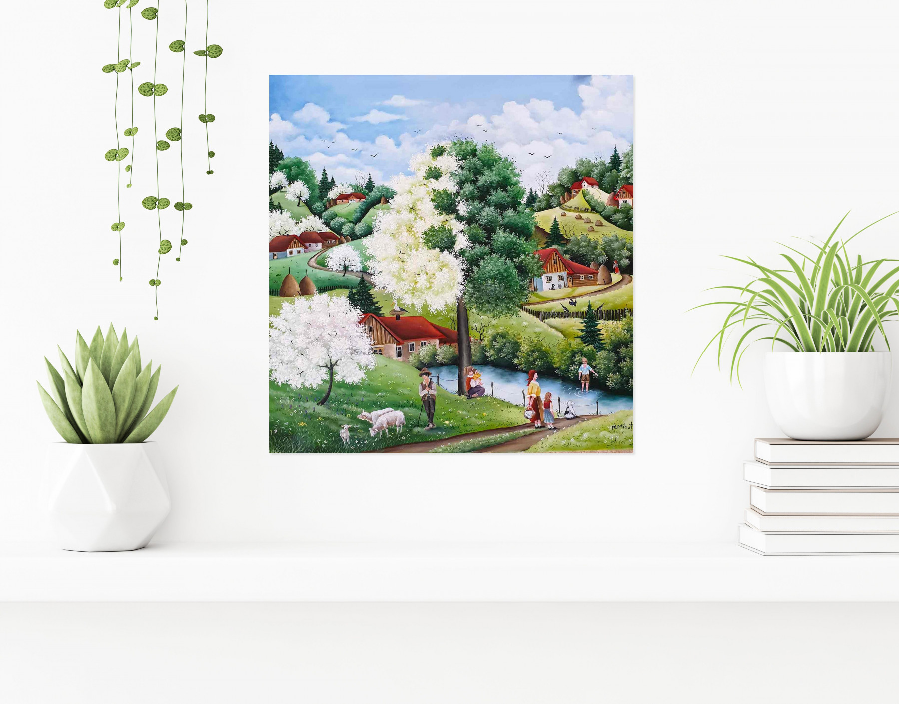 Mariana Mihut, Entre printemps et l'été, peinture - Galerie de vente et d’achat d’art contemporain en ligne Artalistic