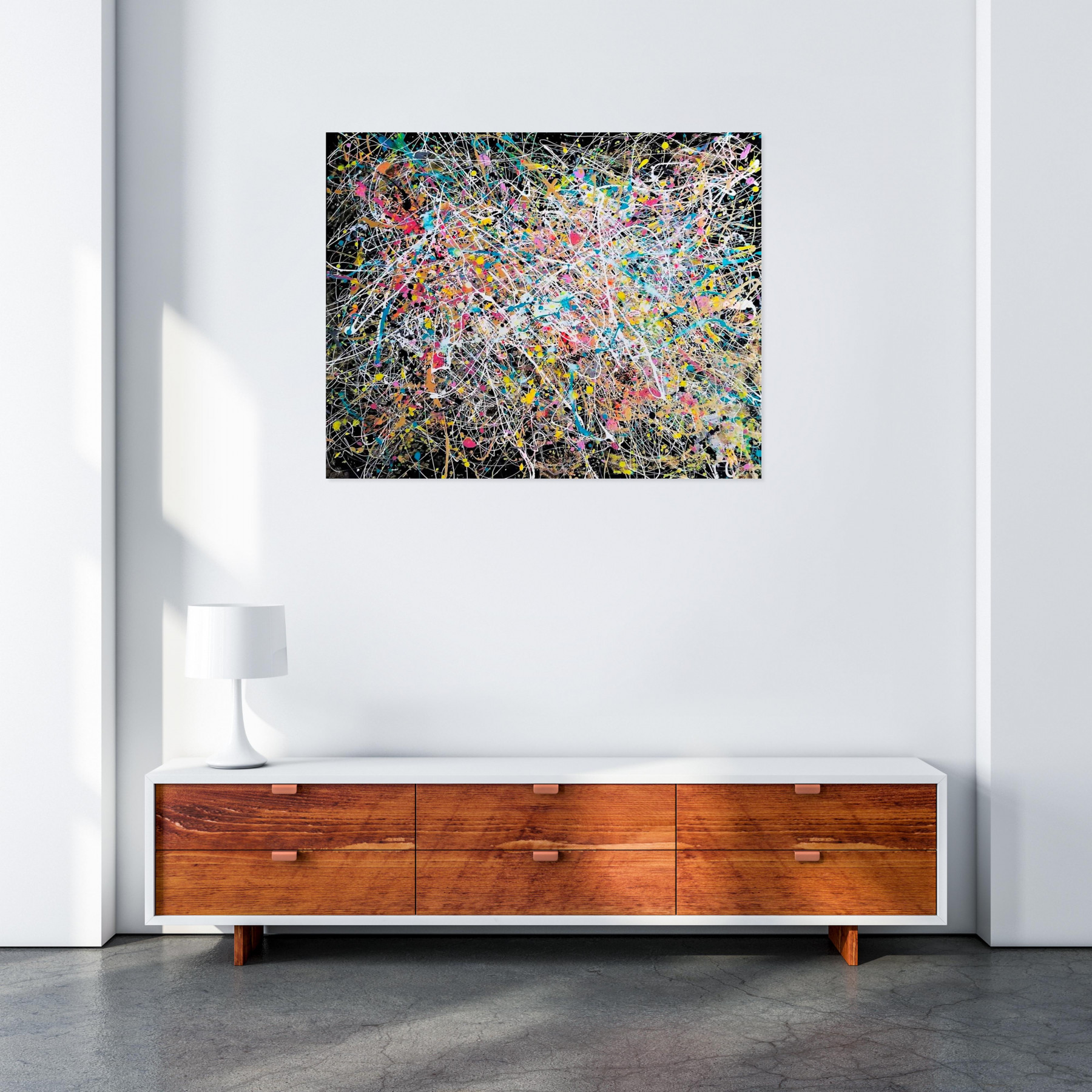 Anne Robin, Une explosion de couleurs, peinture - Galerie de vente et d’achat d’art contemporain en ligne Artalistic