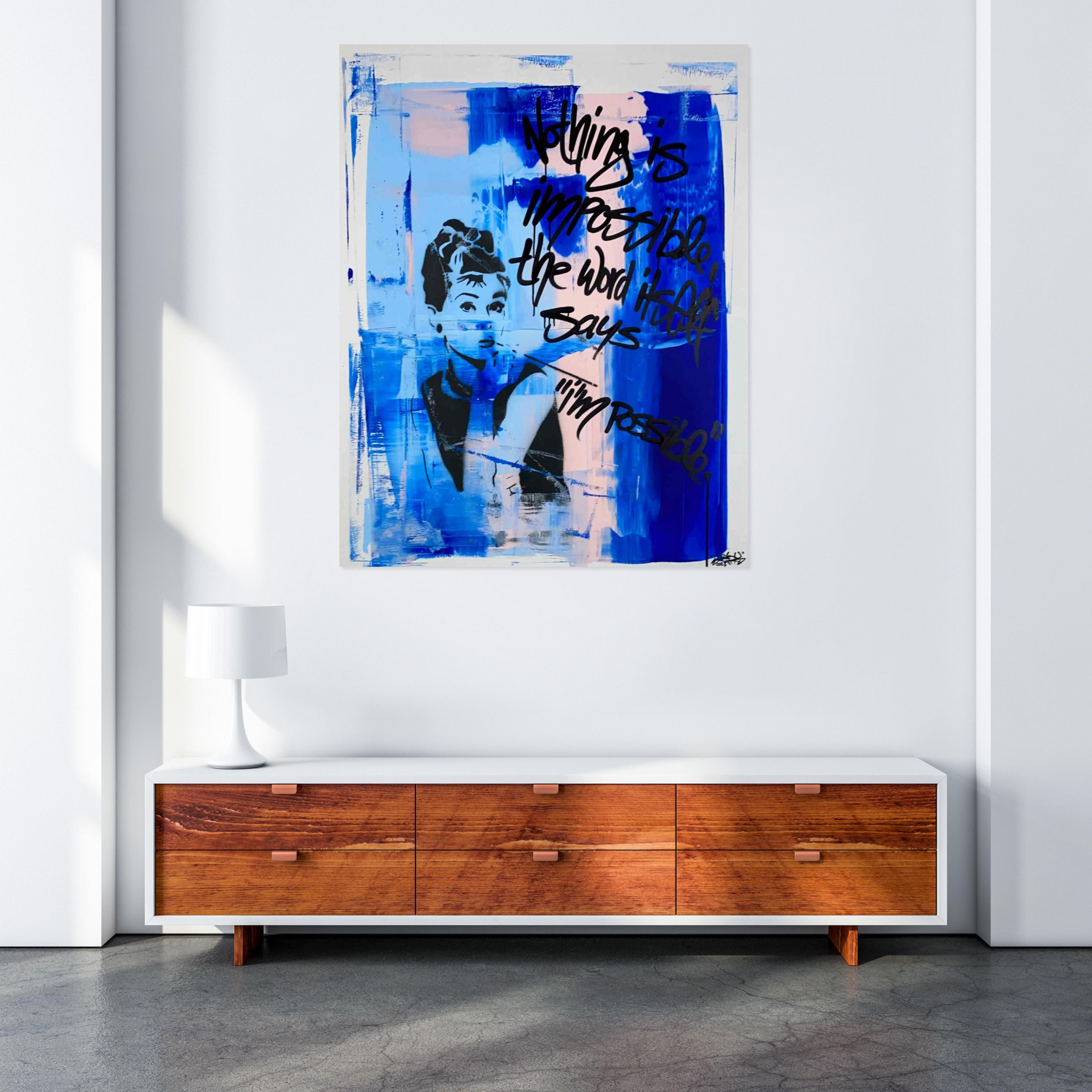 Parscha Mirghawameddin, Hepburn n°117, peinture - Galerie de vente et d’achat d’art contemporain en ligne Artalistic