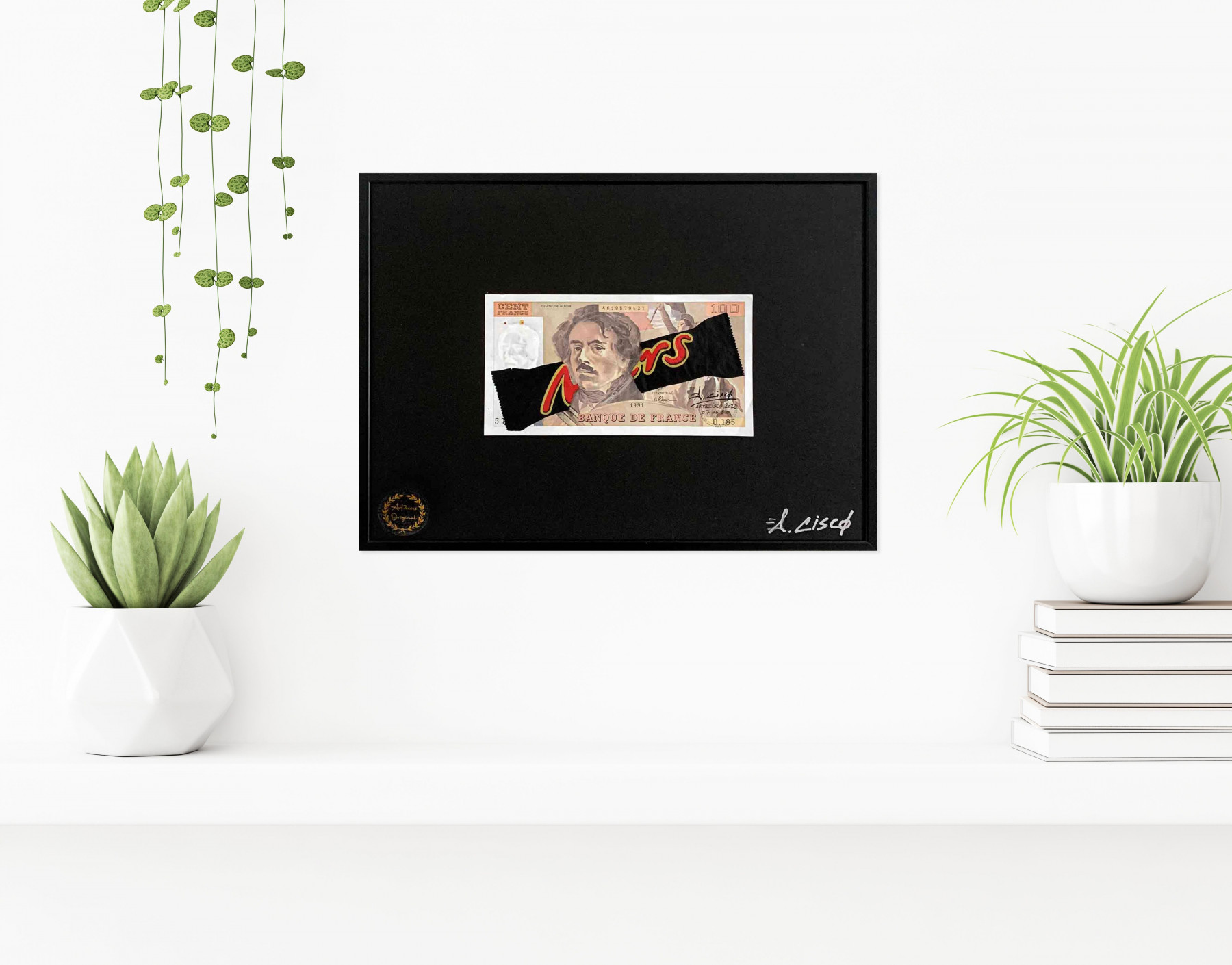 Cisco, tu veux pas 100 balles et 1 Mars, dessin - Galerie de vente et d’achat d’art contemporain en ligne Artalistic