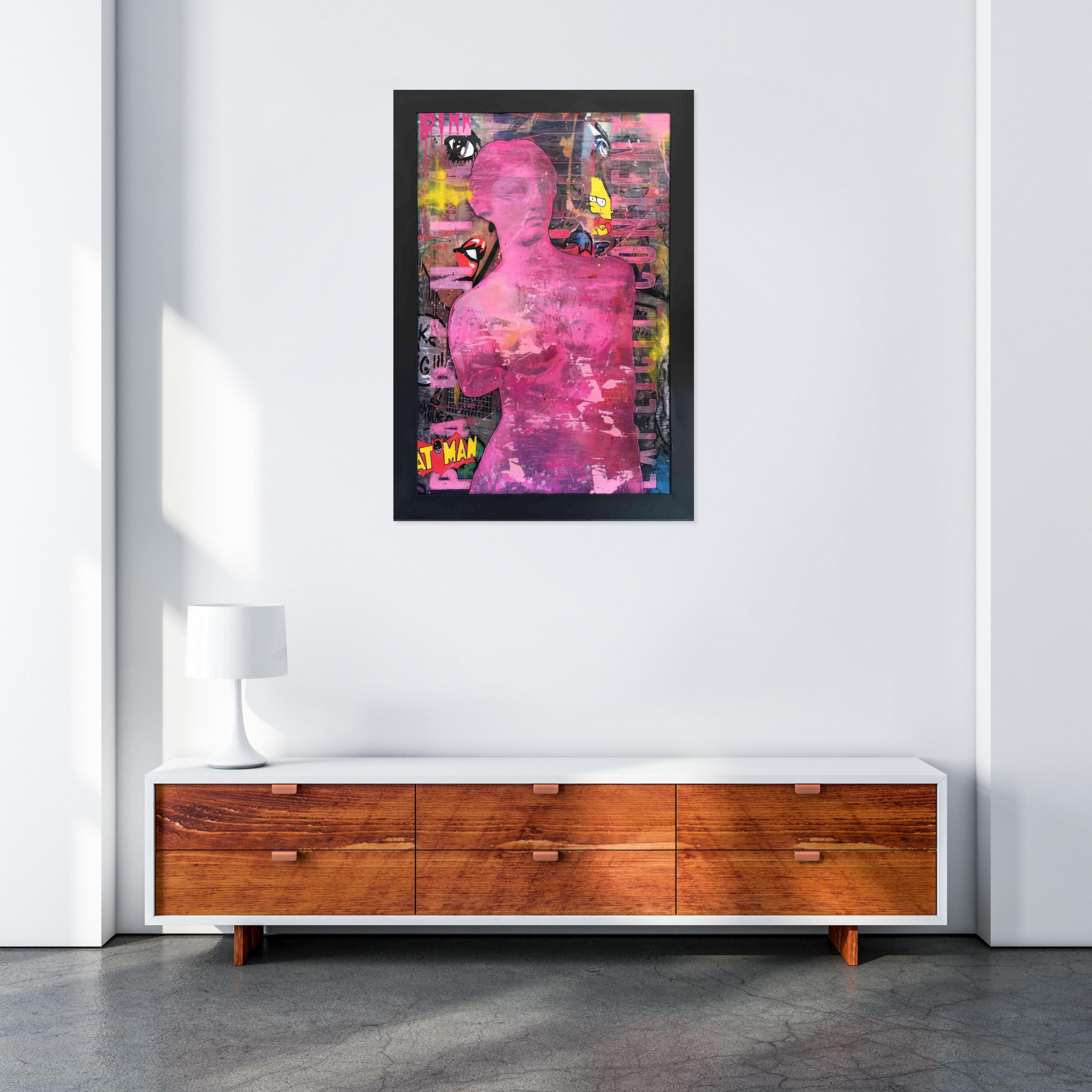 Fa2b, Pink Venus, peinture - Galerie de vente et d’achat d’art contemporain en ligne Artalistic