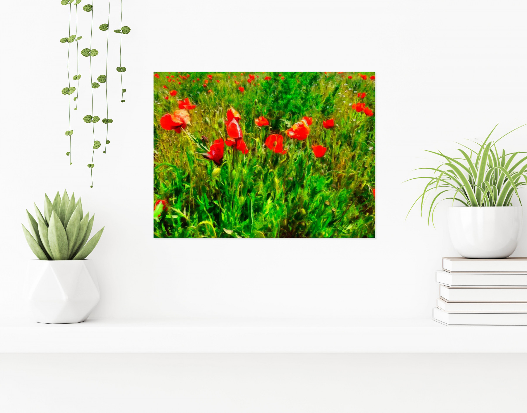 Jean-Louis Bouzou, Coquelicots, photo - Galerie de vente et d’achat d’art contemporain en ligne Artalistic