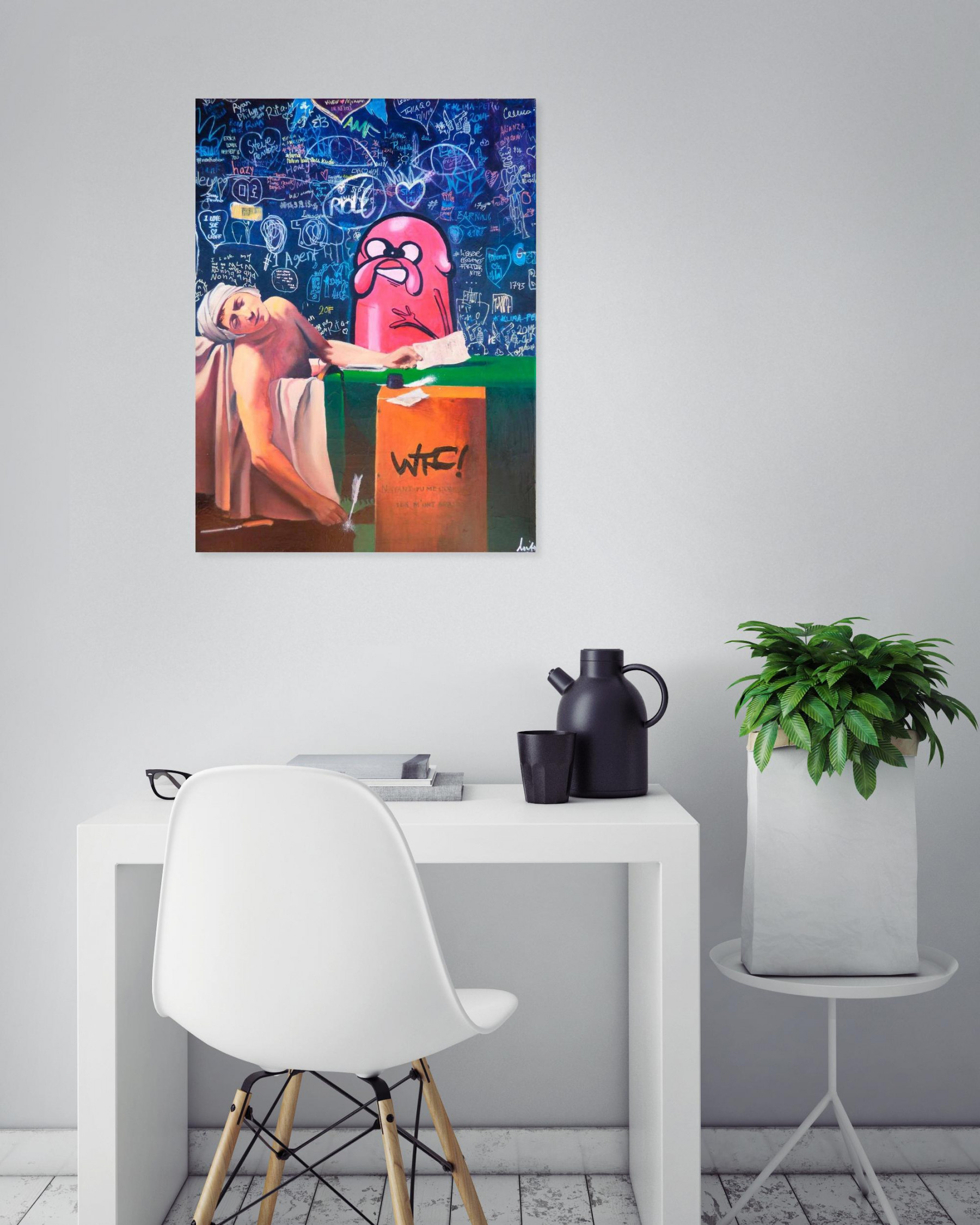 Mia, L'ami du peuple 2.0, peinture - Galerie de vente et d’achat d’art contemporain en ligne Artalistic