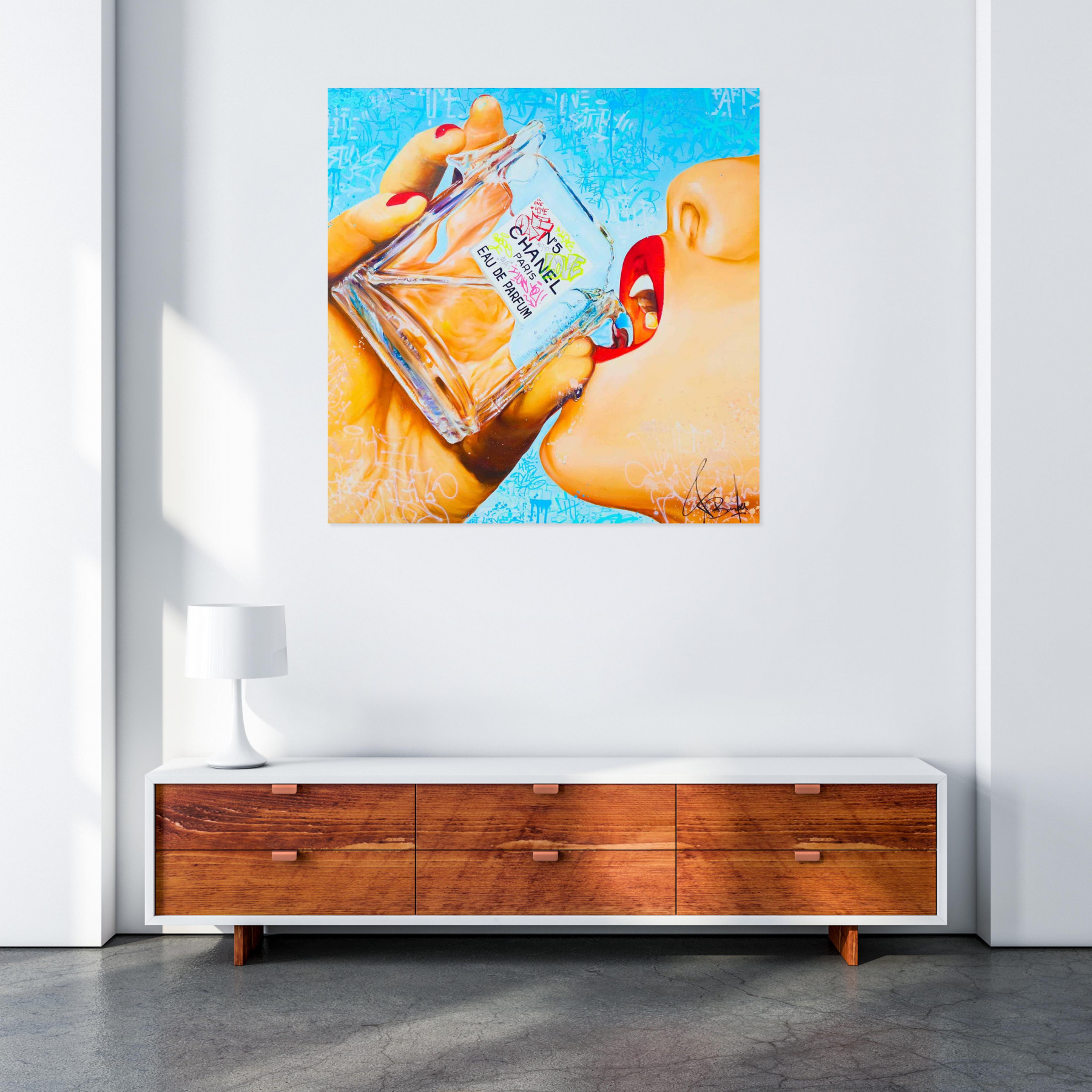 Vincent Bardou, Chanel N° 5, peinture - Galerie de vente et d’achat d’art contemporain en ligne Artalistic