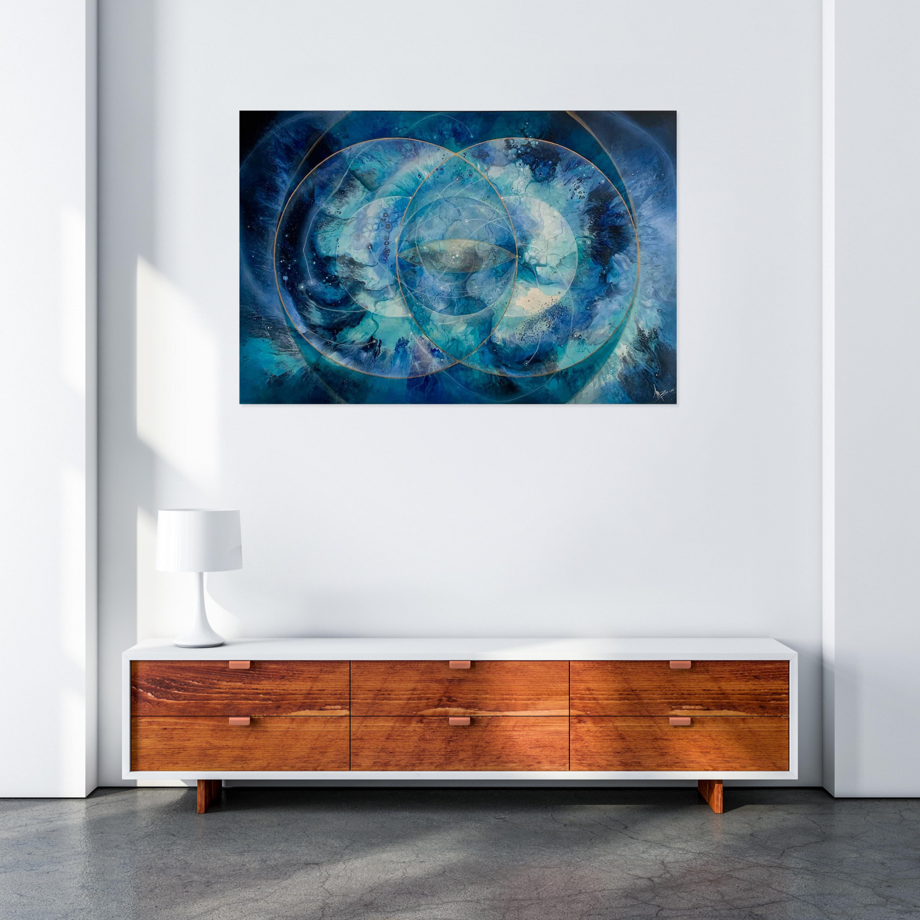 Marlène Bigoni, Galactia, peinture - Galerie de vente et d’achat d’art contemporain en ligne Artalistic