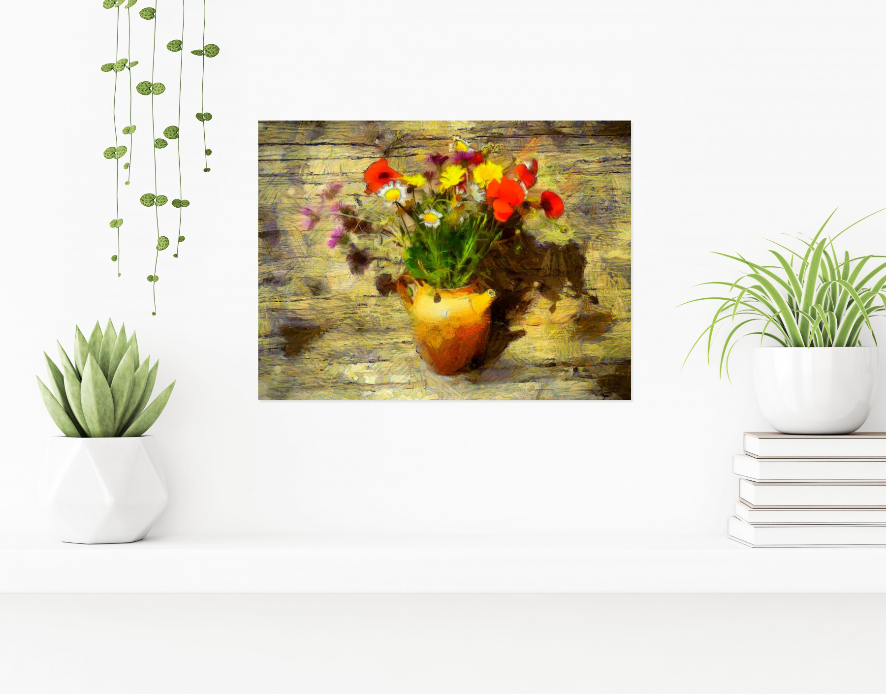 Jean-Louis Bouzou, Bouquet de fleurs sauvages, photo - Galerie de vente et d’achat d’art contemporain en ligne Artalistic