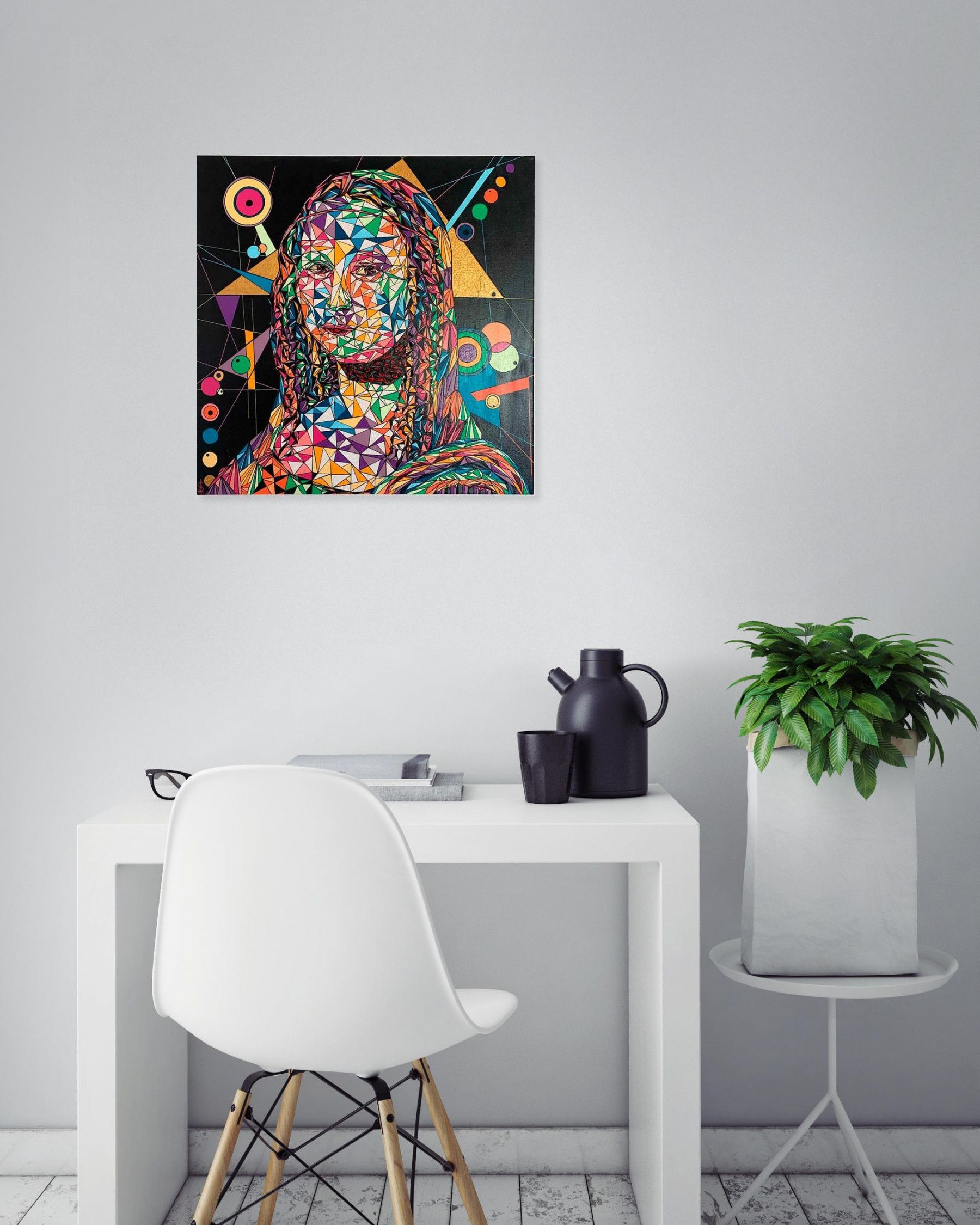 SB, Mona Lisa, peinture - Galerie de vente et d’achat d’art contemporain en ligne Artalistic