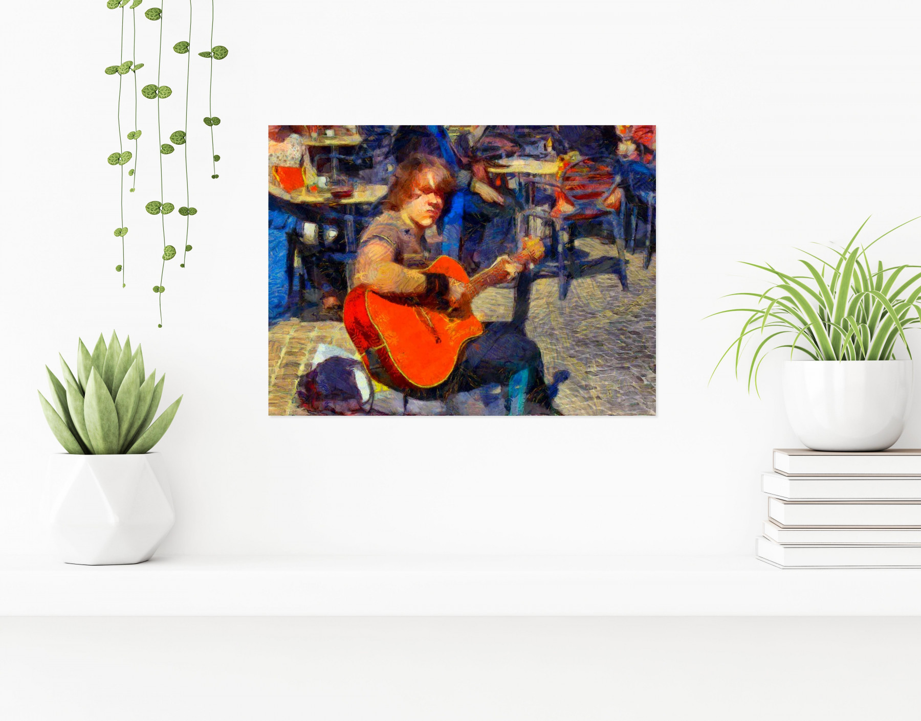 Jean-Louis Bouzou, le guitariste, photo - Galerie de vente et d’achat d’art contemporain en ligne Artalistic