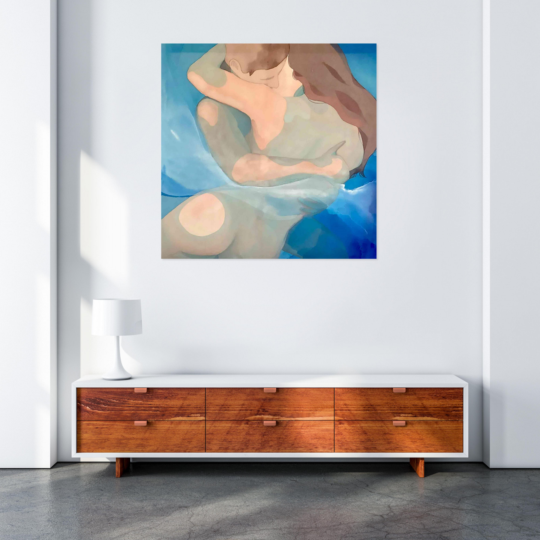 Maauriac, Au courant qu'elle m'emporte, peinture - Galerie de vente et d’achat d’art contemporain en ligne Artalistic