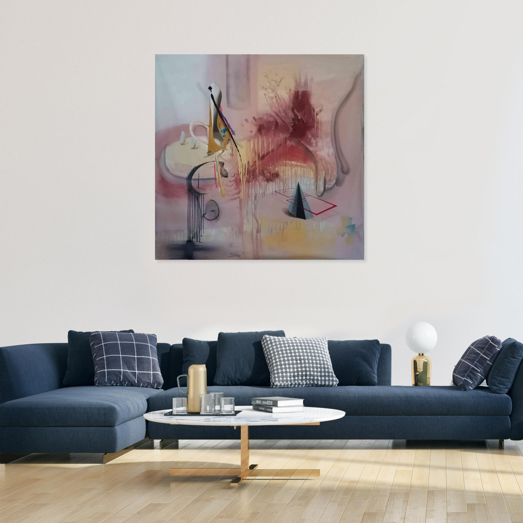Stefano Mazzolini, Lunpira, peinture - Galerie de vente et d’achat d’art contemporain en ligne Artalistic