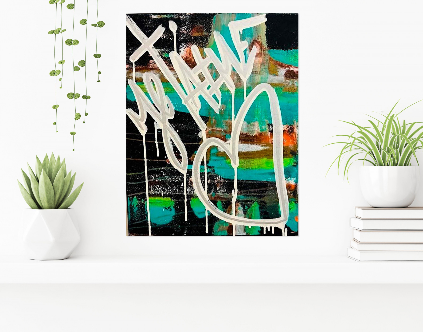 Karl Lagasse, Je t'aime, peinture - Galerie de vente et d’achat d’art contemporain en ligne Artalistic