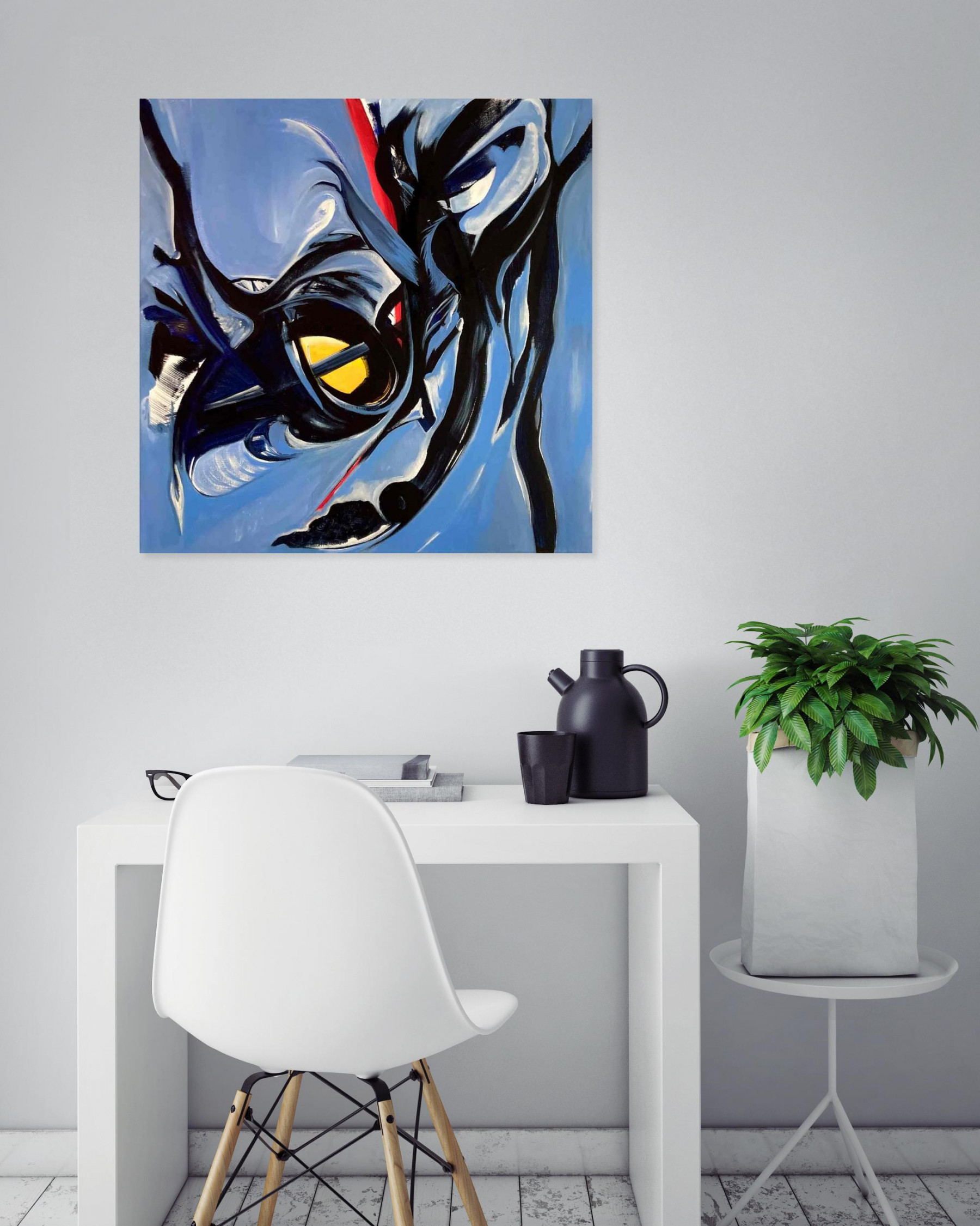 Sela, Summer blue, peinture - Galerie de vente et d’achat d’art contemporain en ligne Artalistic