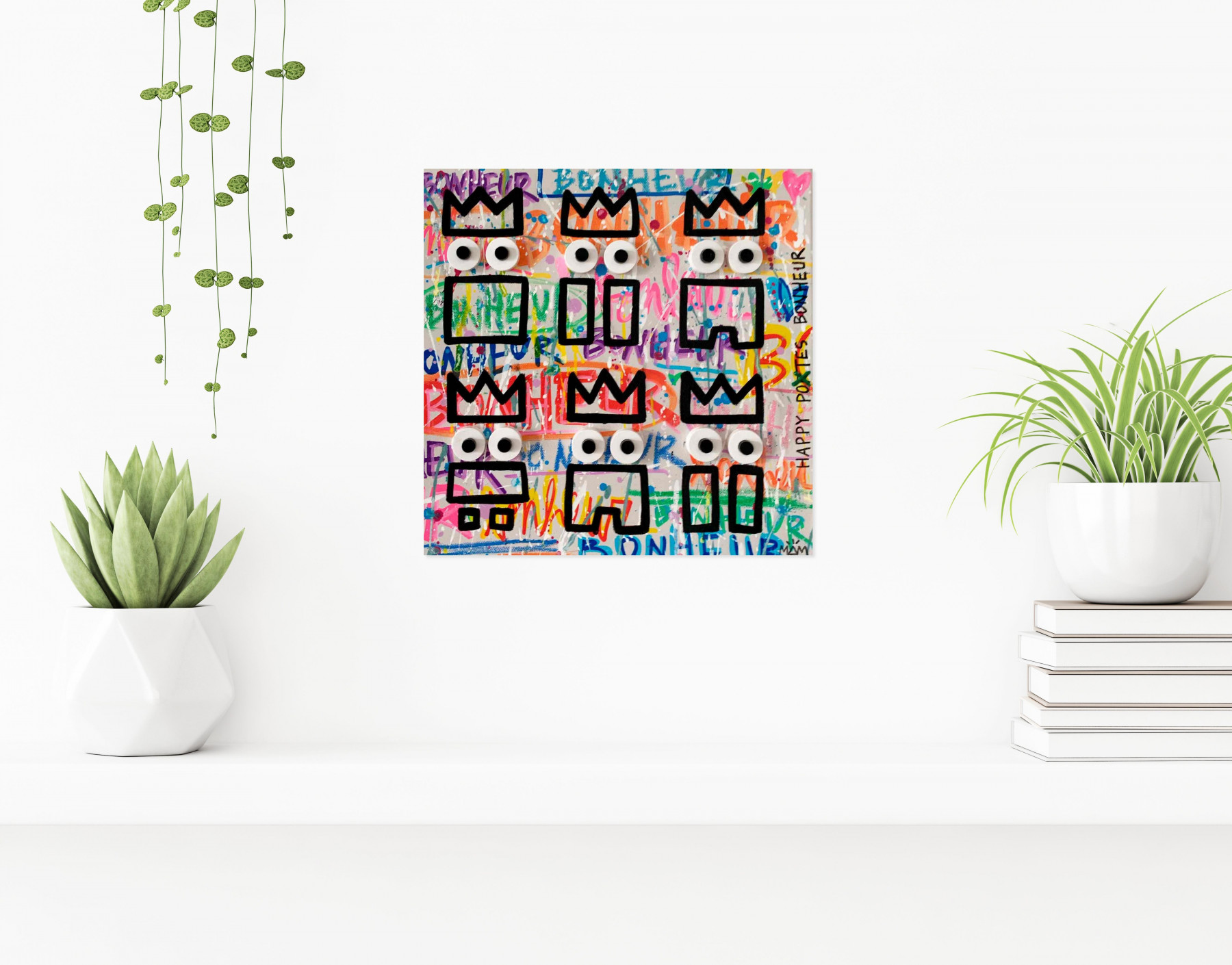 Mam, Happy potes bonheur, peinture - Galerie de vente et d’achat d’art contemporain en ligne Artalistic