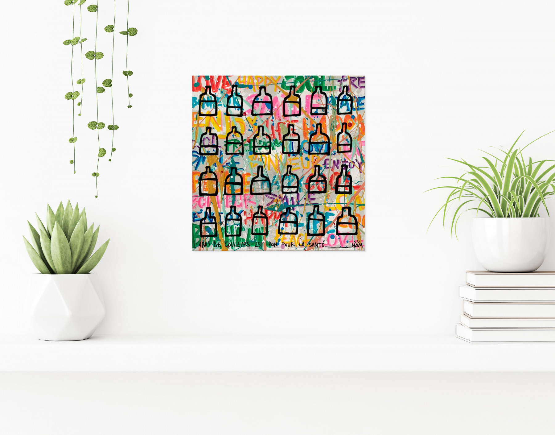 Mam, Abus de couleurs, peinture - Galerie de vente et d’achat d’art contemporain en ligne Artalistic