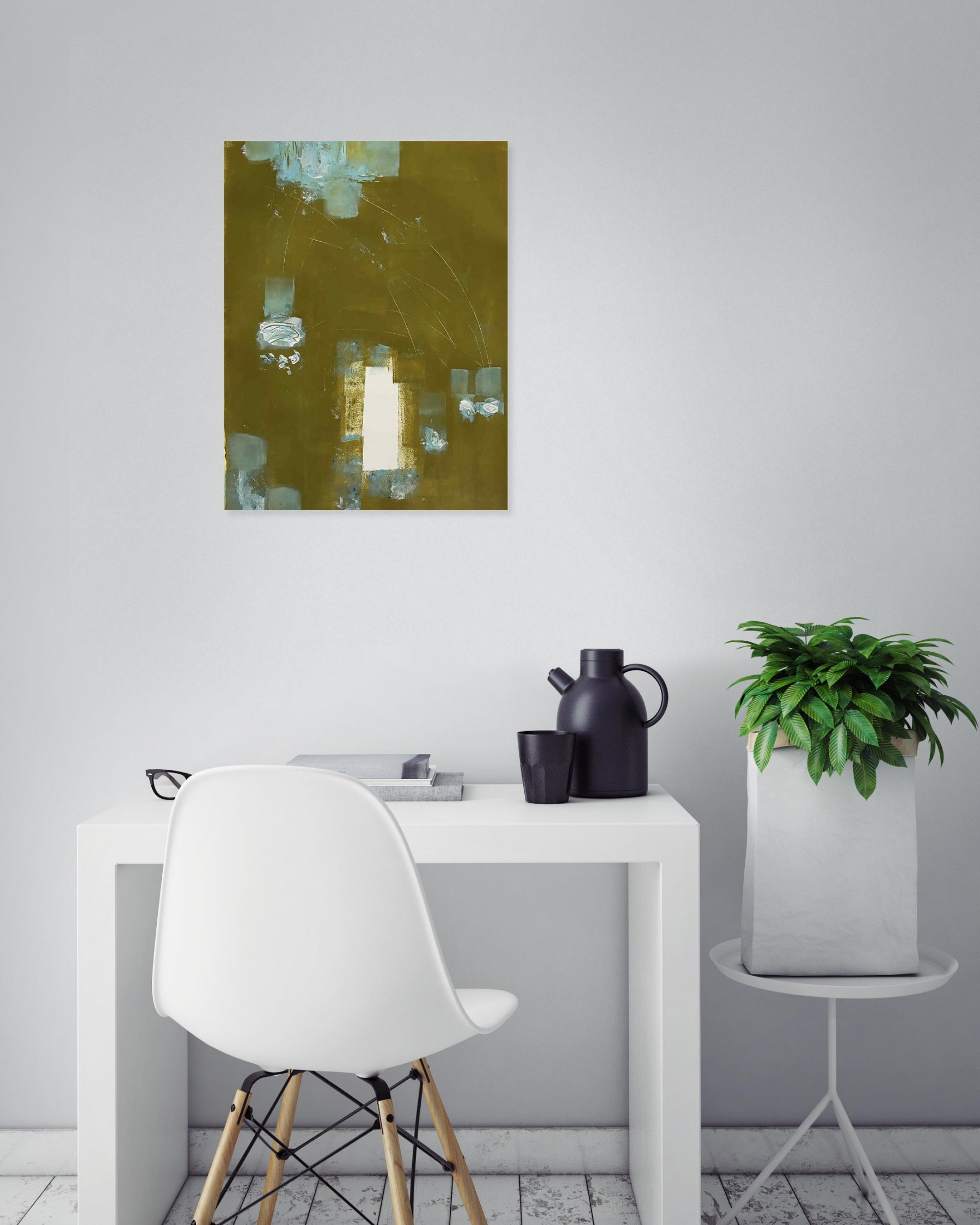 Yvin, Myosotys, Peinture - Galerie de vente et d’achat d’art contemporain en ligne Artalistic