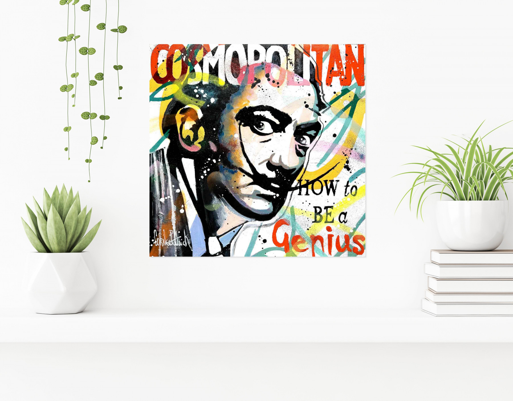 Patrick Cornée, Salvador Dali, peinture - Galerie de vente et d’achat d’art contemporain en ligne Artalistic