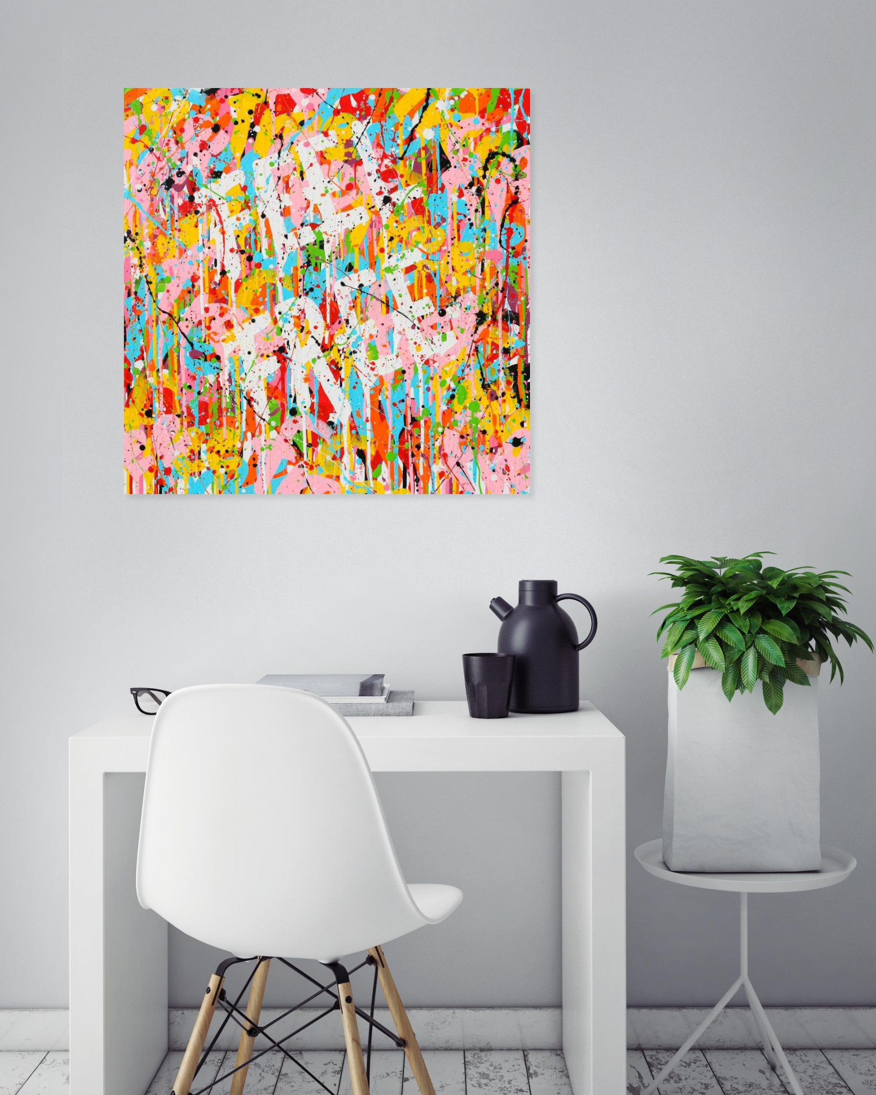 Isabelle Pelletane, Feel Free, peinture - Galerie de vente et d’achat d’art contemporain en ligne Artalistic