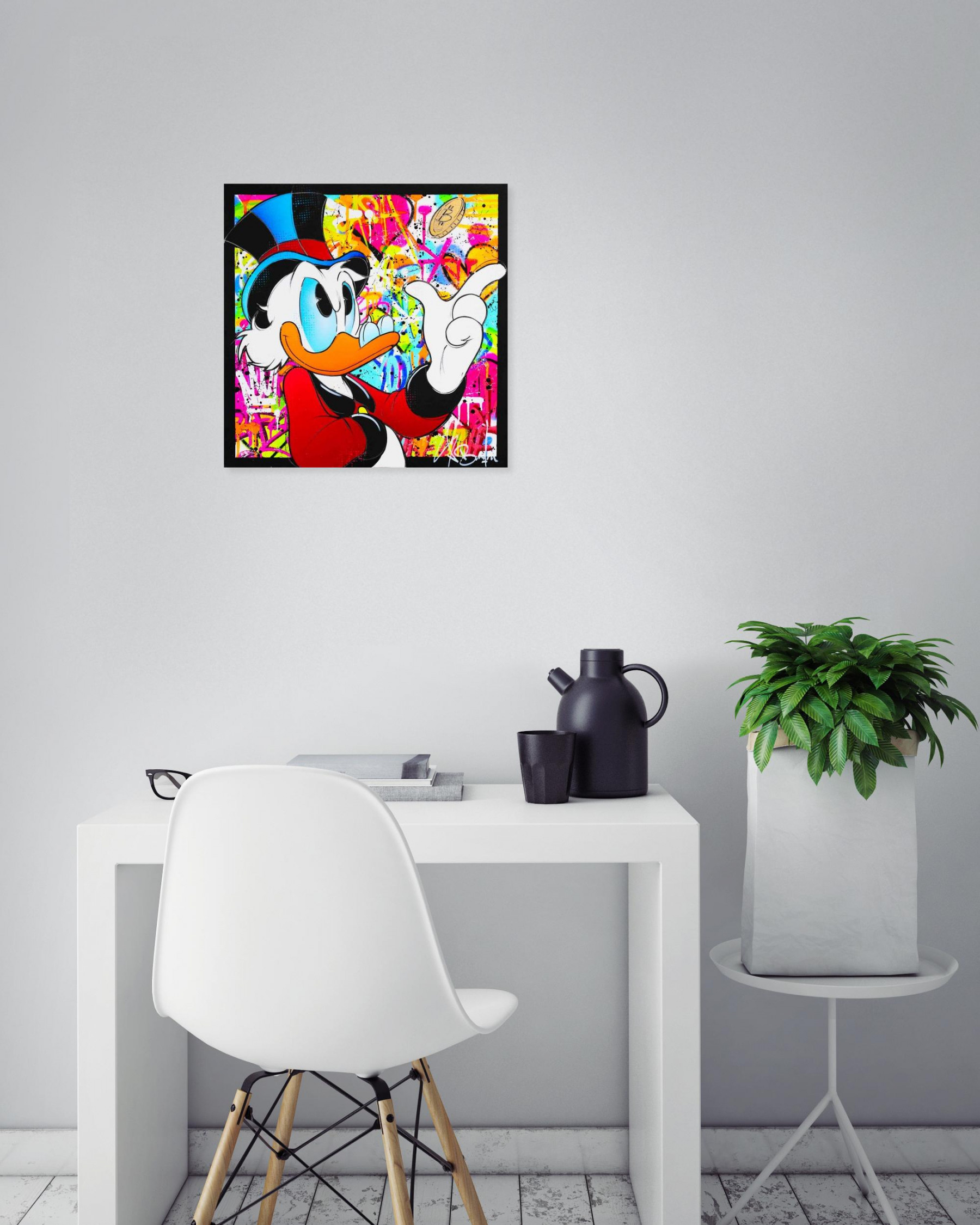 Vincent Bardou, Picsou, peinture - Galerie de vente et d’achat d’art contemporain en ligne Artalistic