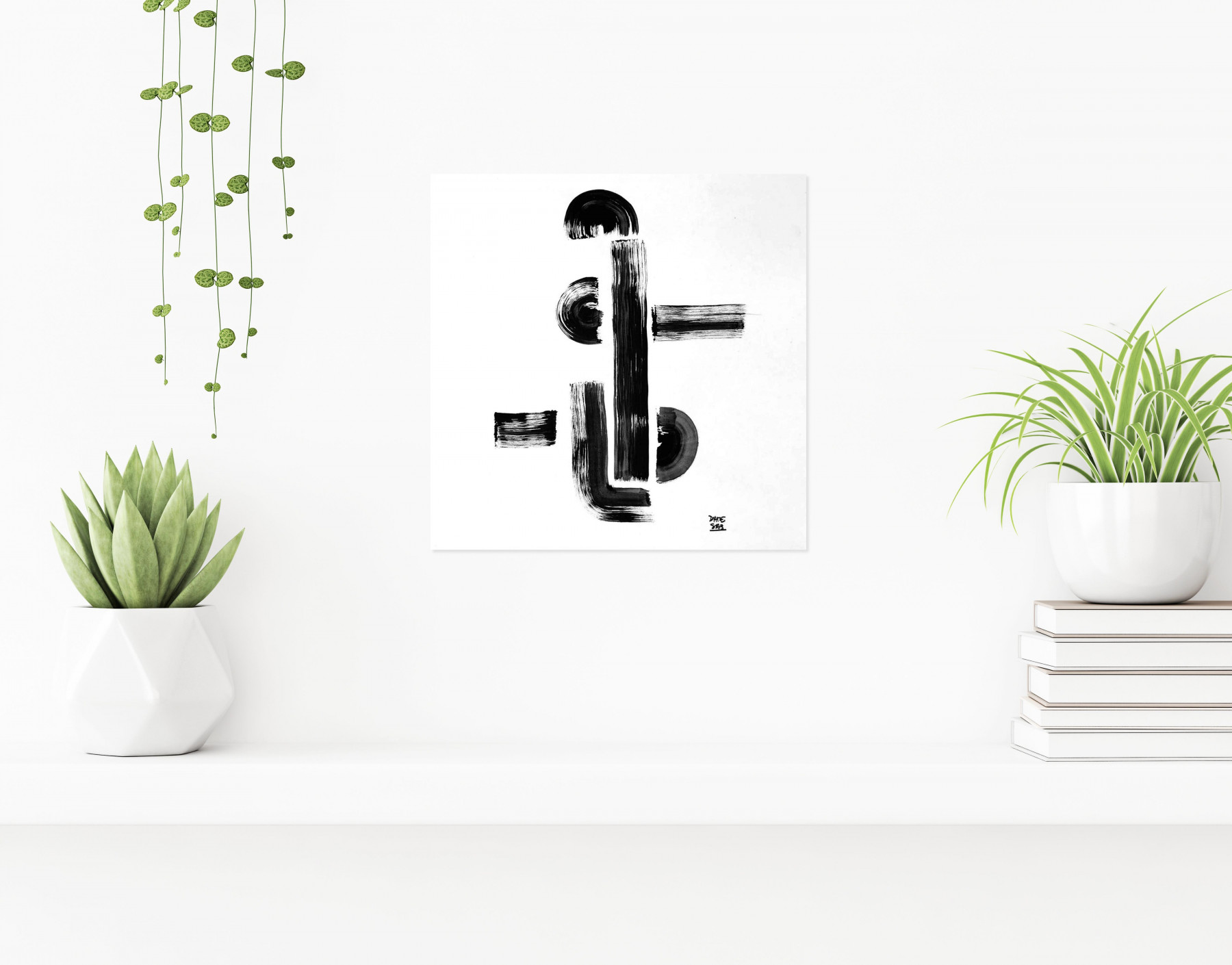 Dame SAS, Coufique J, peinture - Galerie de vente et d’achat d’art contemporain en ligne Artalistic