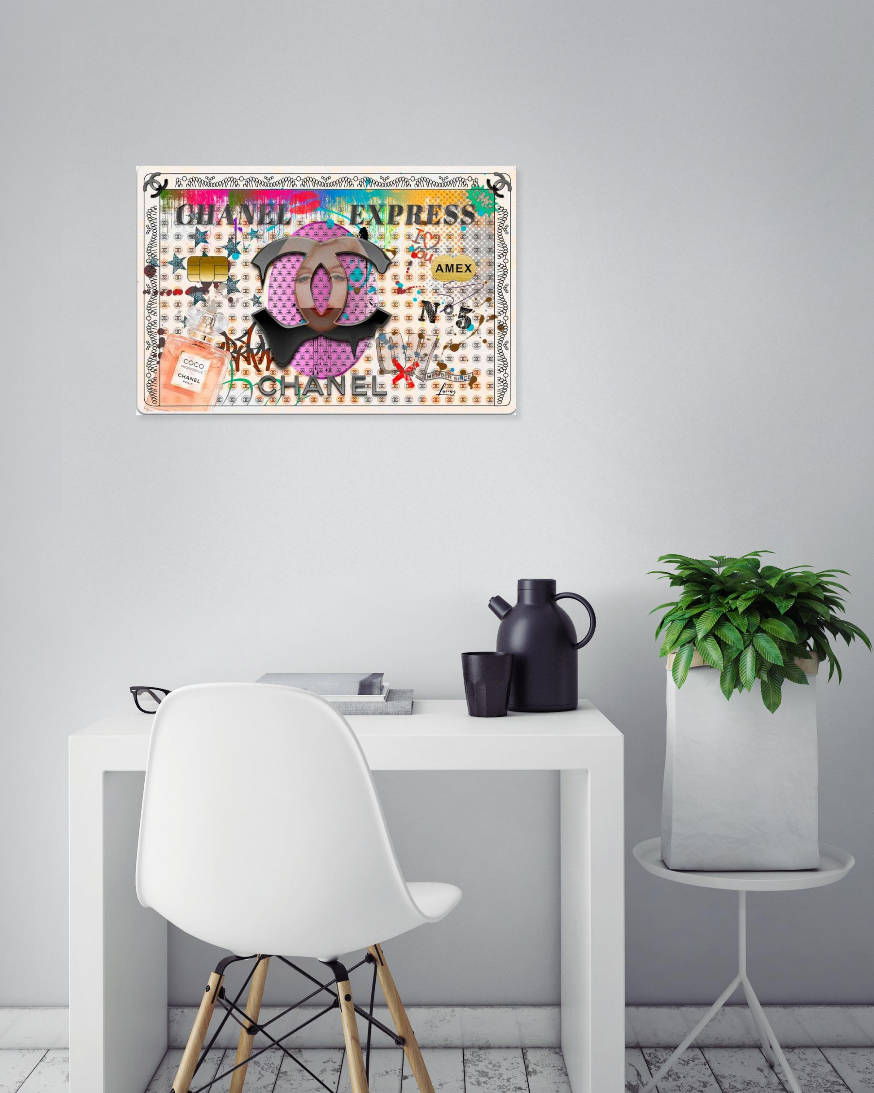 Lascaz, Chanel Express, peinture - Galerie de vente et d’achat d’art contemporain en ligne Artalistic