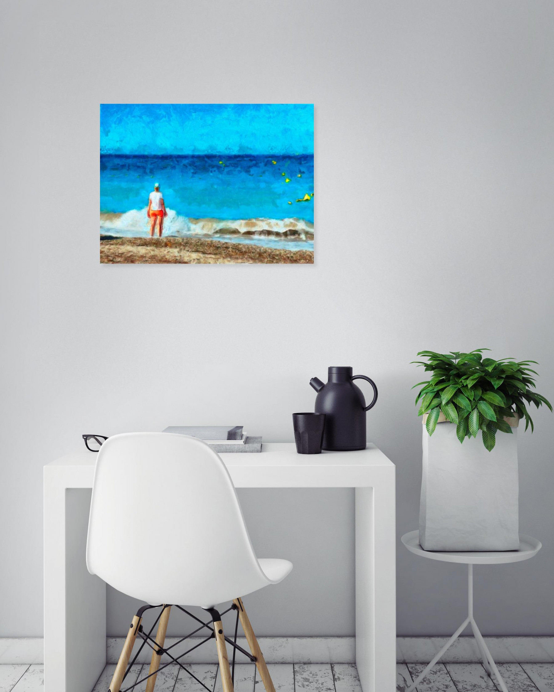Jean-Louis Bouzou, Face à la mer, photo - Galerie de vente et d’achat d’art contemporain en ligne Artalistic