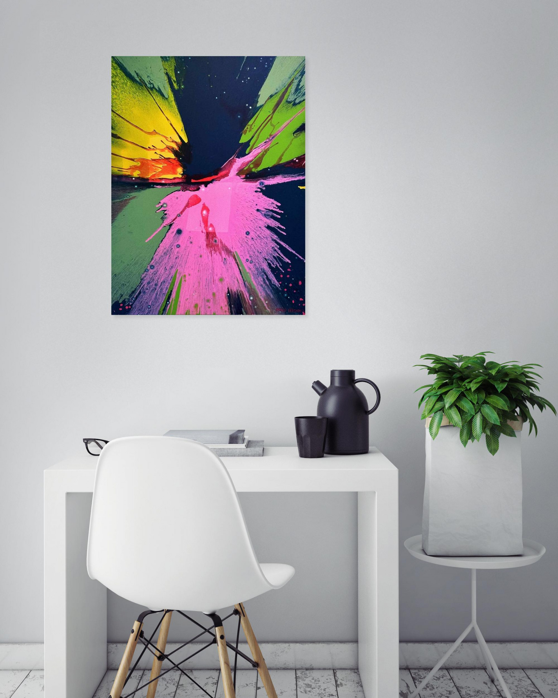 Miu Moon, Glissement , Peinture - Galerie de vente et d’achat d’art contemporain en ligne Artalistic