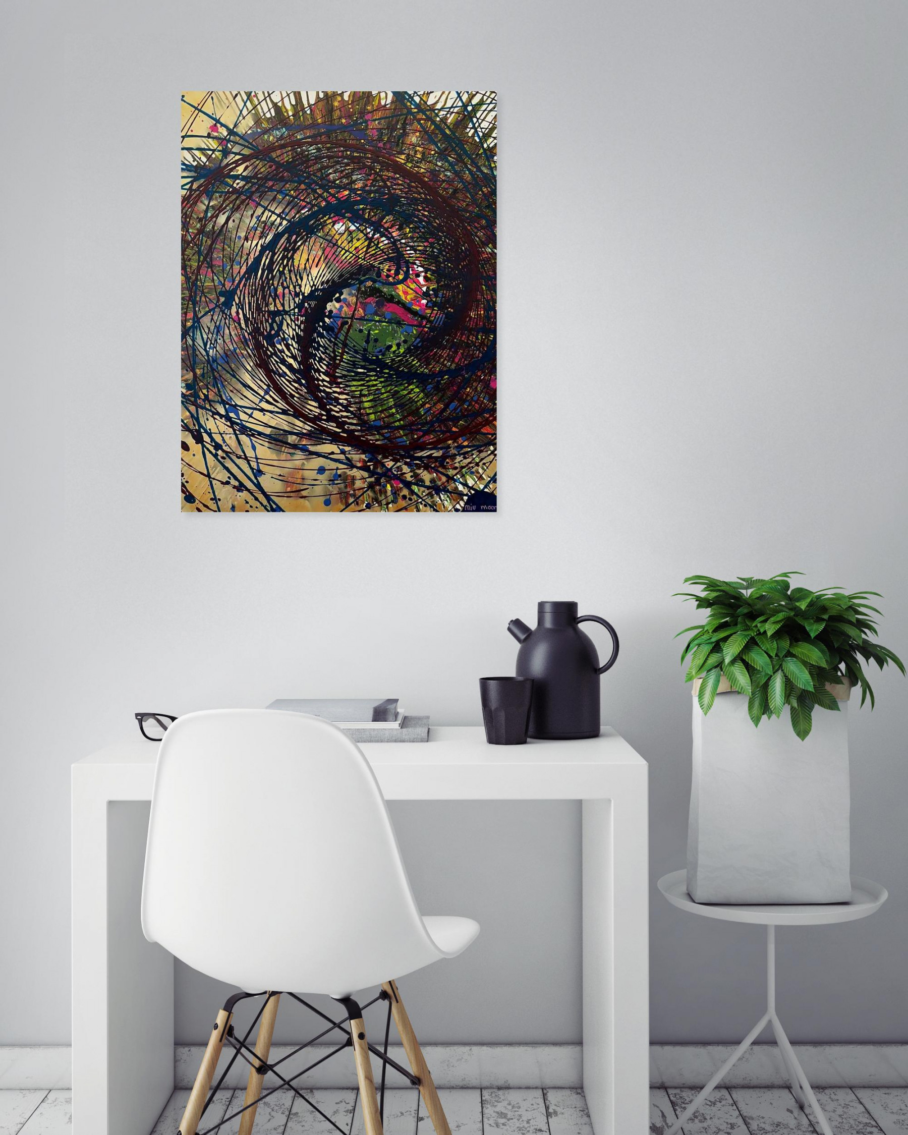Miu Moon, Accélération, Peinture - Galerie de vente et d’achat d’art contemporain en ligne Artalistic