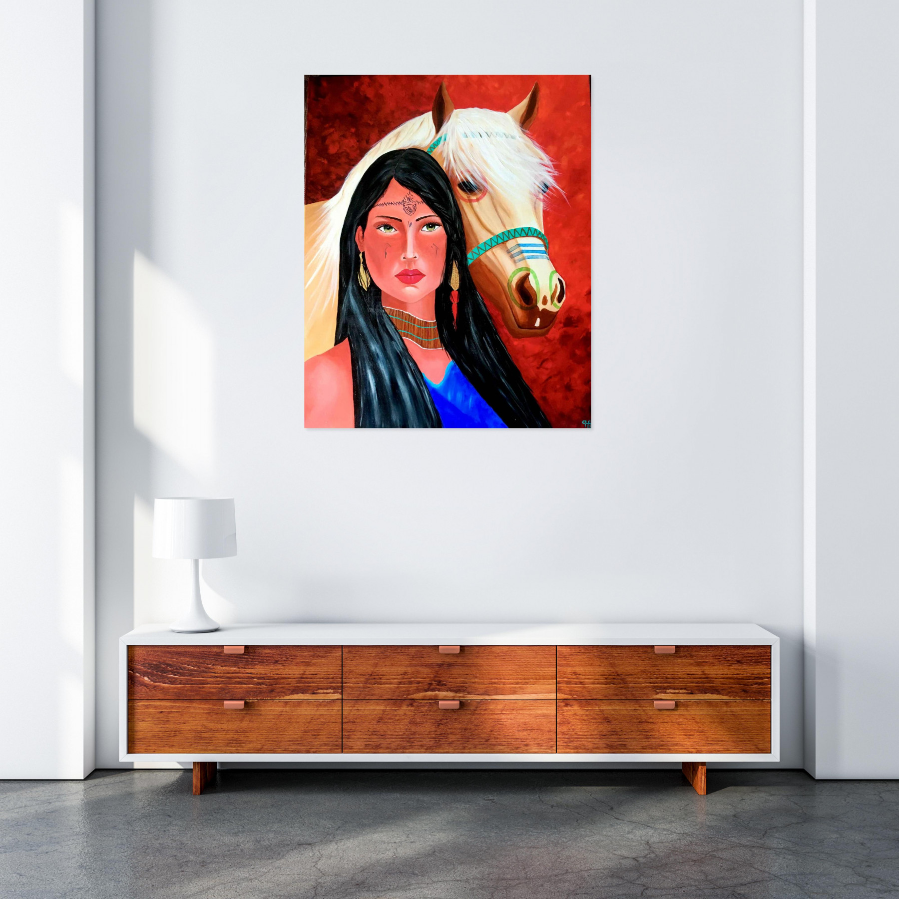 Françoise Augustine, Lozen, peinture - Galerie de vente et d’achat d’art contemporain en ligne Artalistic