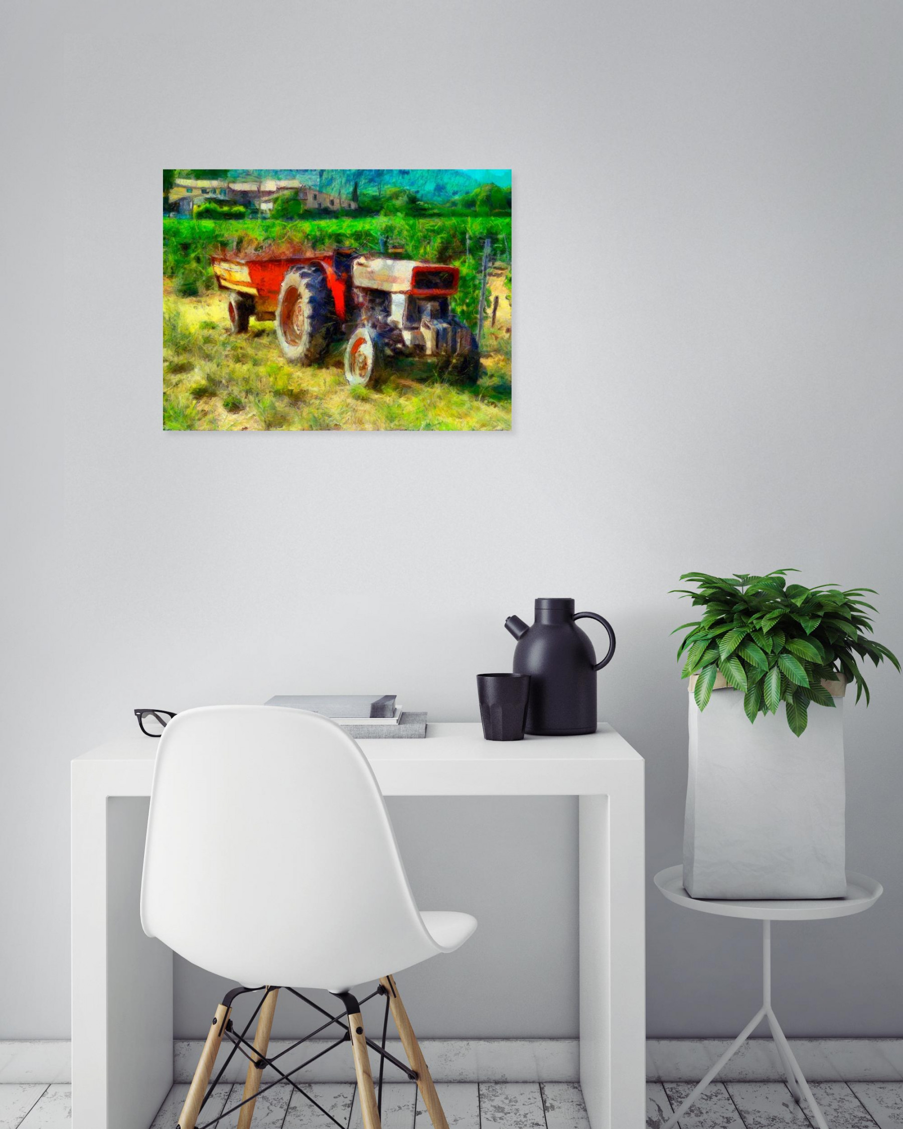 Jean-Louis Bouzou, Dans les vignes, photo - Galerie de vente et d’achat d’art contemporain en ligne Artalistic