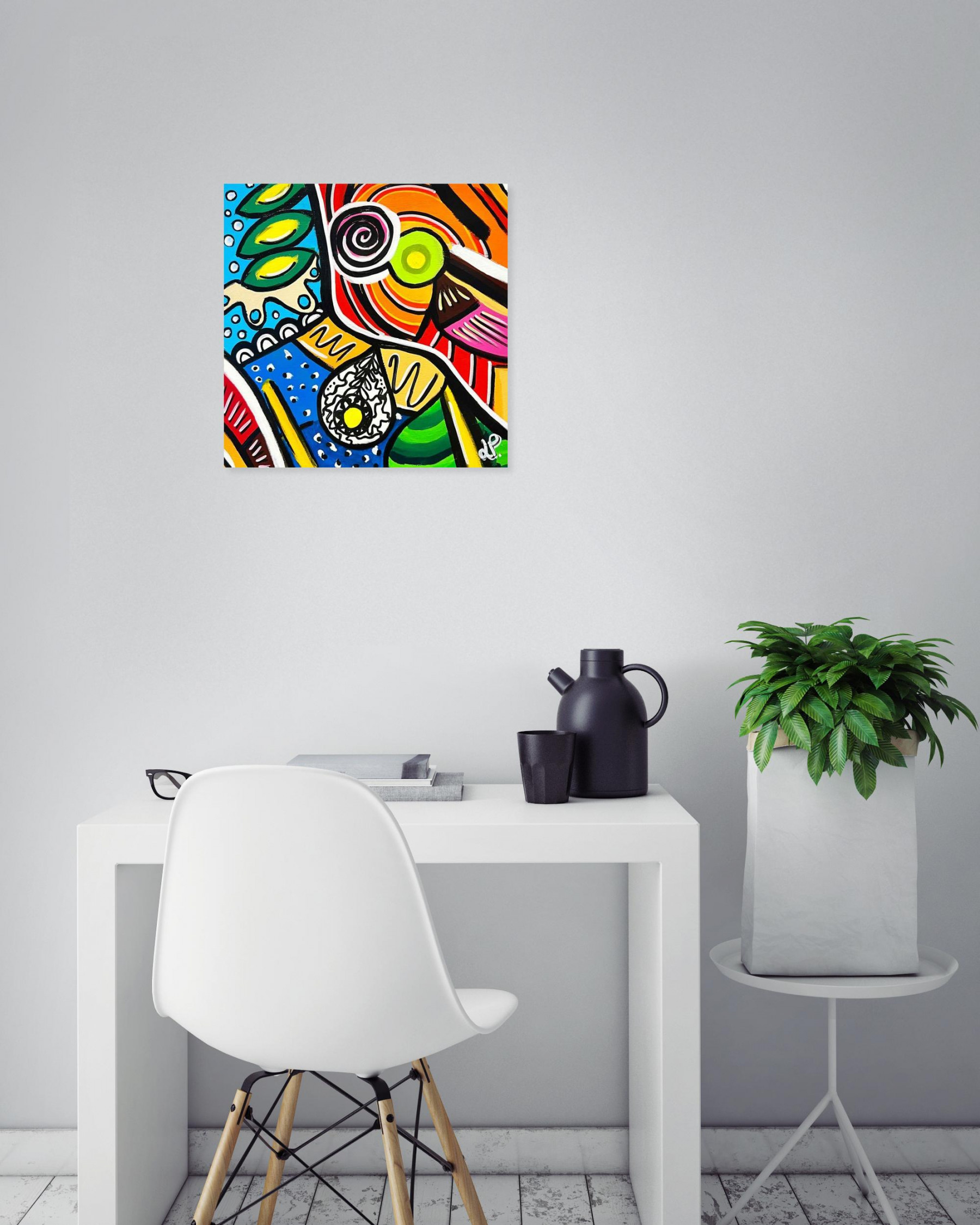 Lutti’s Korner, Mind Games, Peinture - Galerie de vente et d’achat d’art contemporain en ligne Artalistic