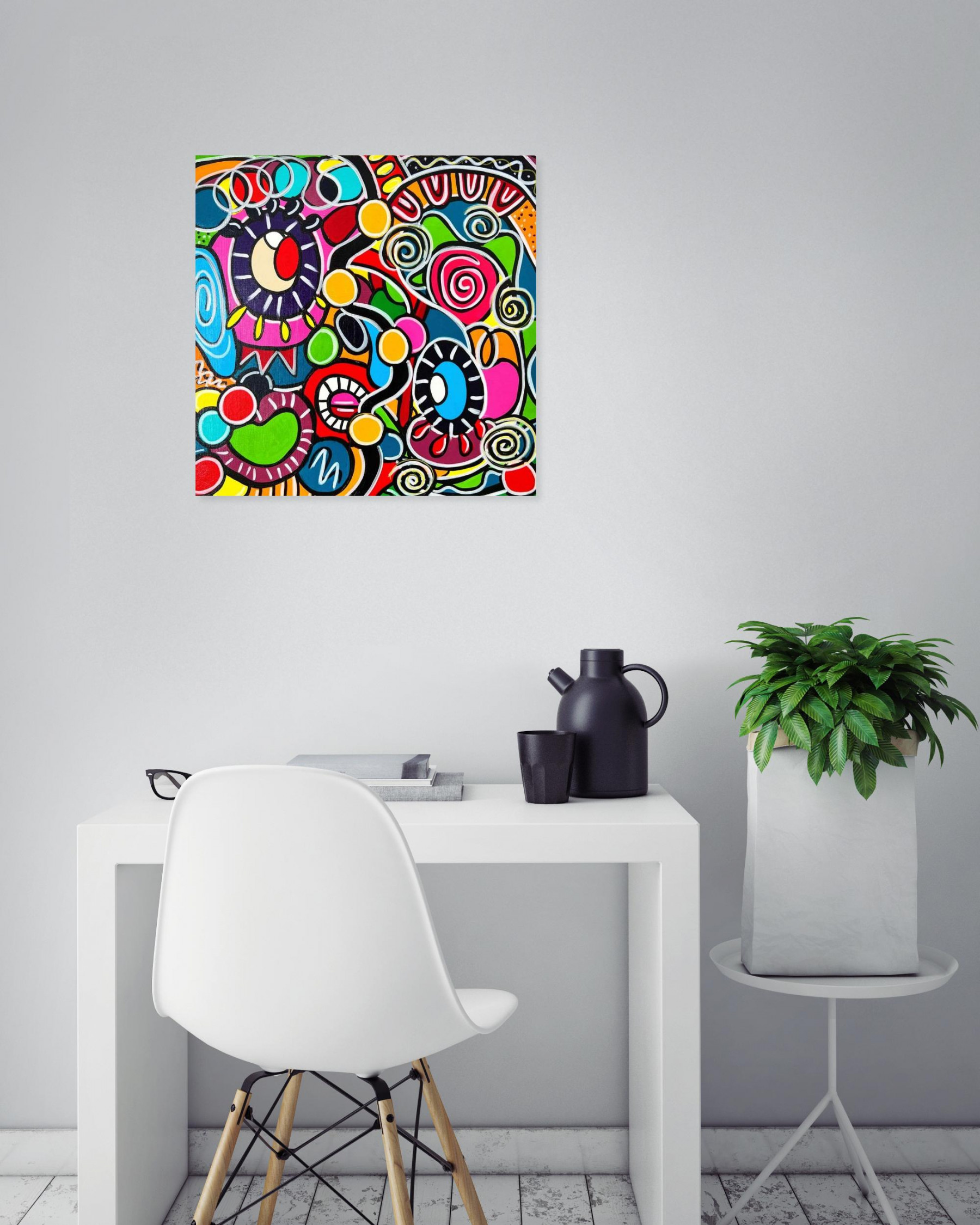 Lutti’s Korner, Shenanigans, Peinture - Galerie de vente et d’achat d’art contemporain en ligne Artalistic