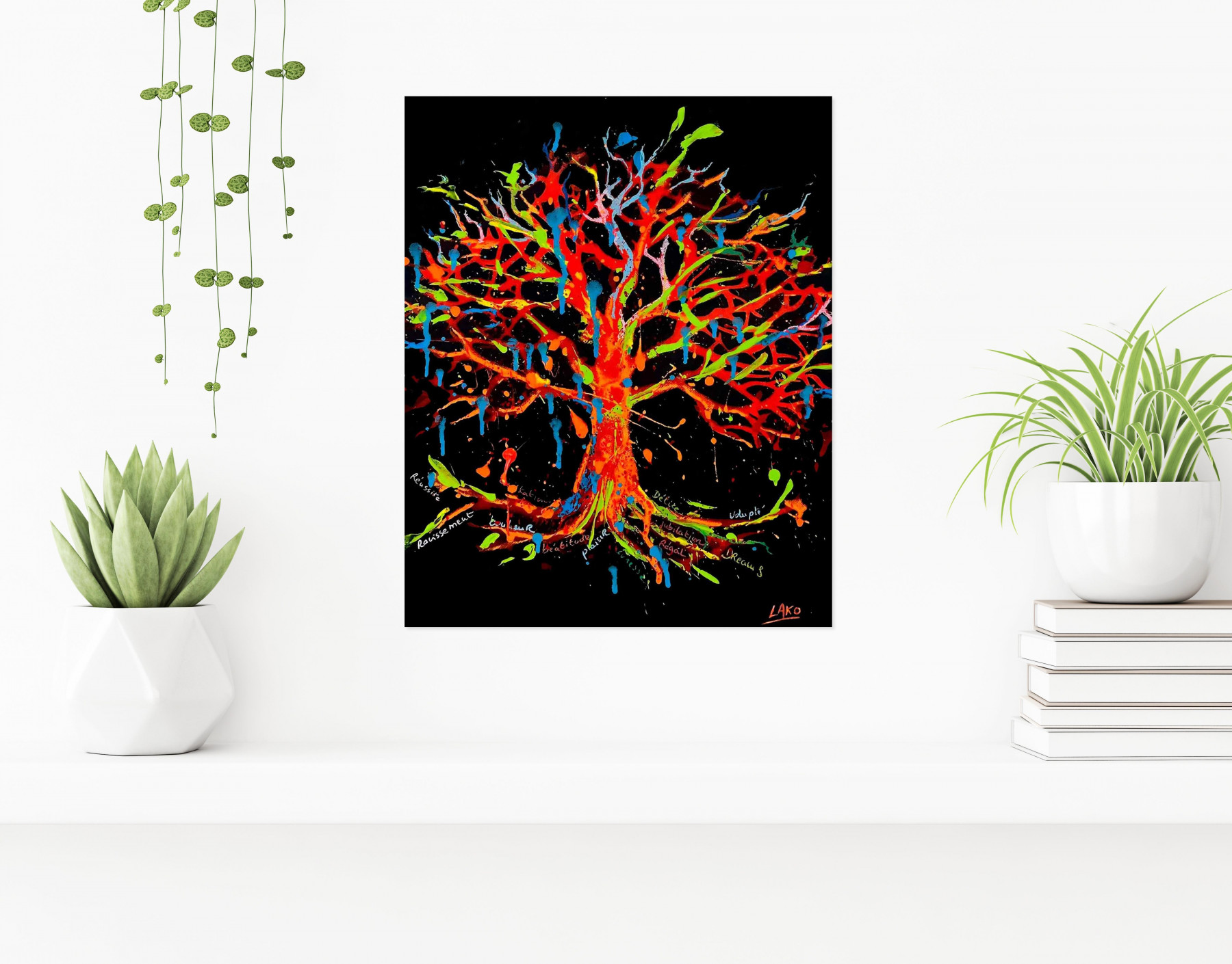 LAKO, Mon arbre de vie, Peinture - Galerie de vente et d’achat d’art contemporain en ligne Artalistic