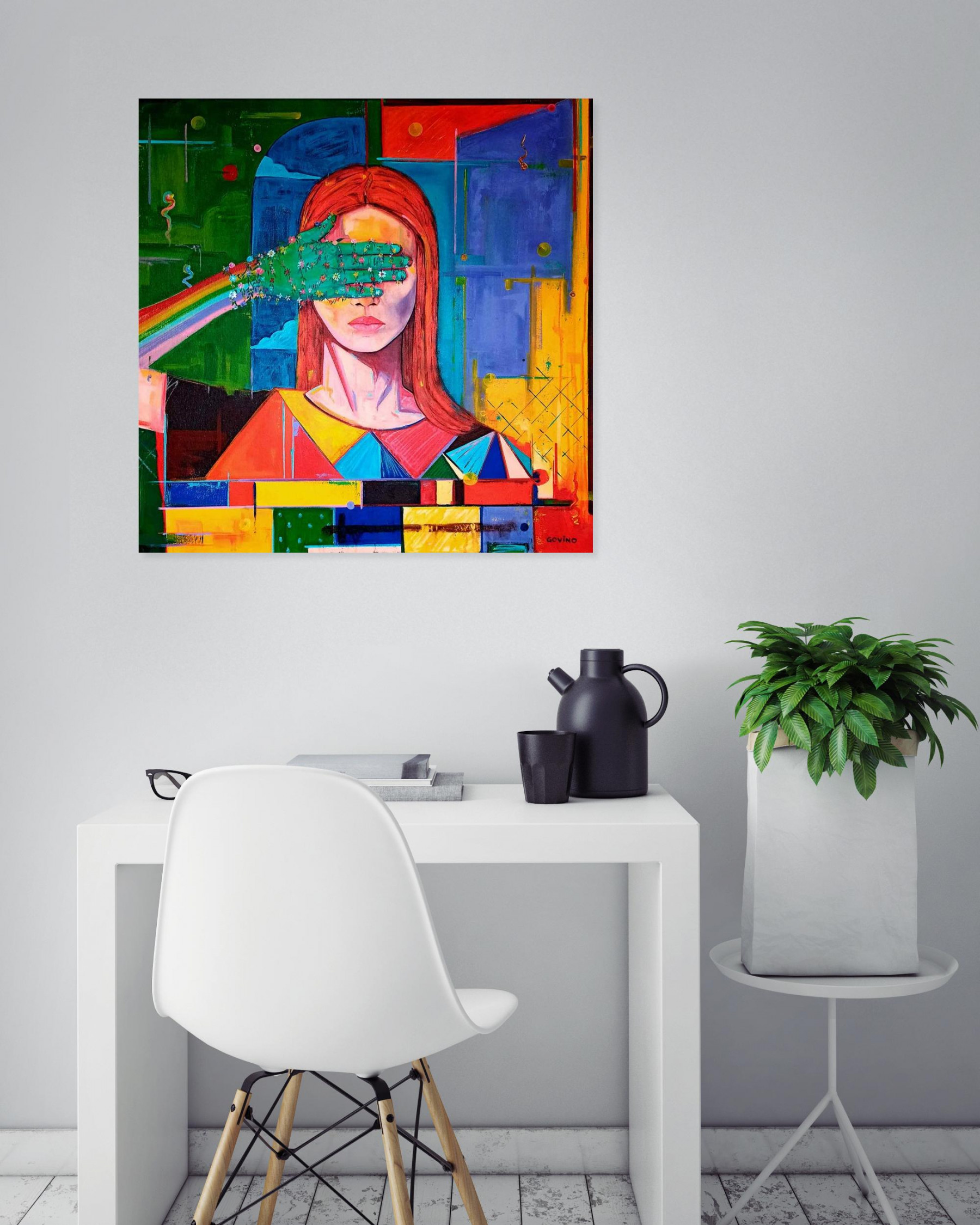 Sebastián, Libération, Peinture - Galerie de vente et d’achat d’art contemporain en ligne Artalistic