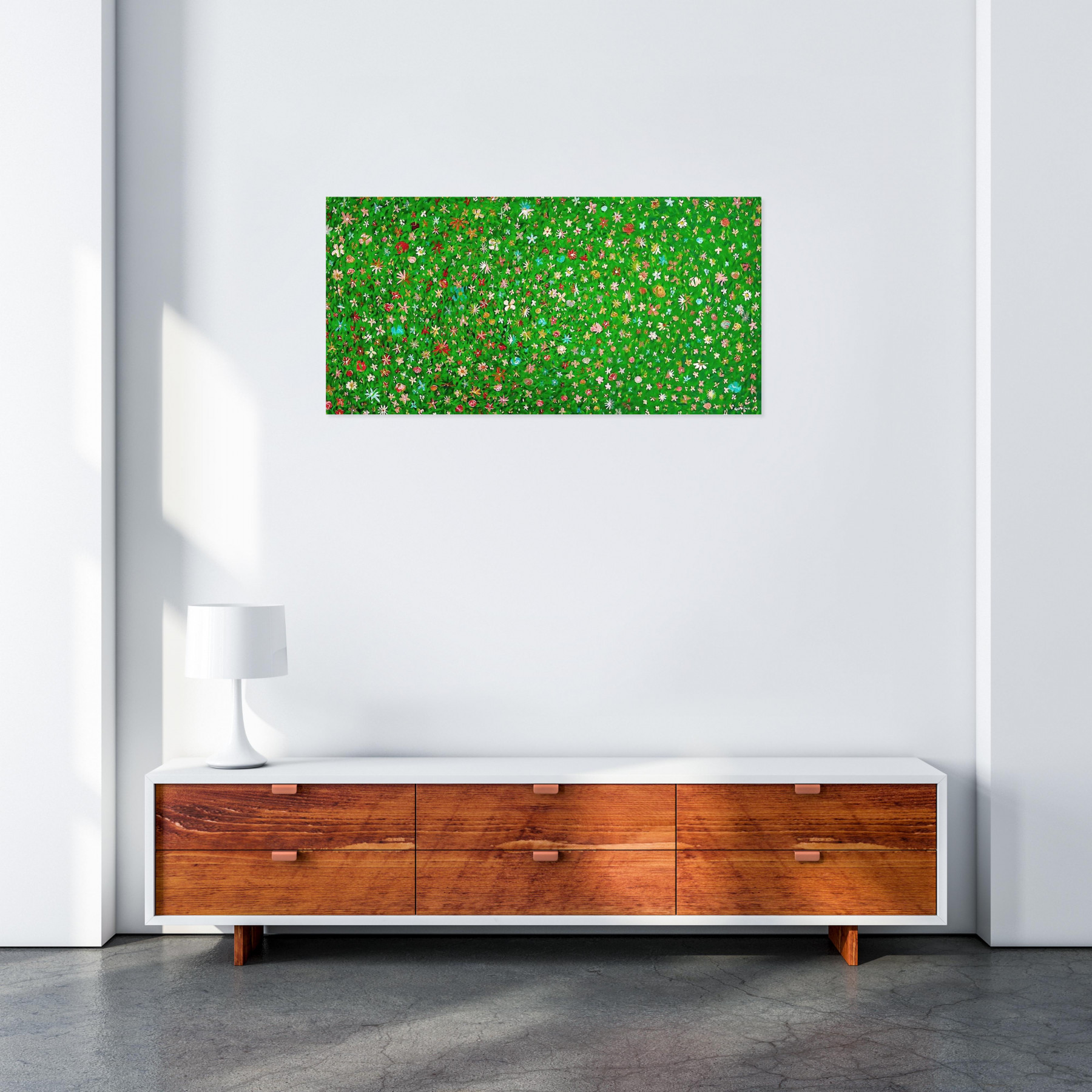 Sebastián, Fleurs de maia II, Peinture - Galerie de vente et d’achat d’art contemporain en ligne Artalistic