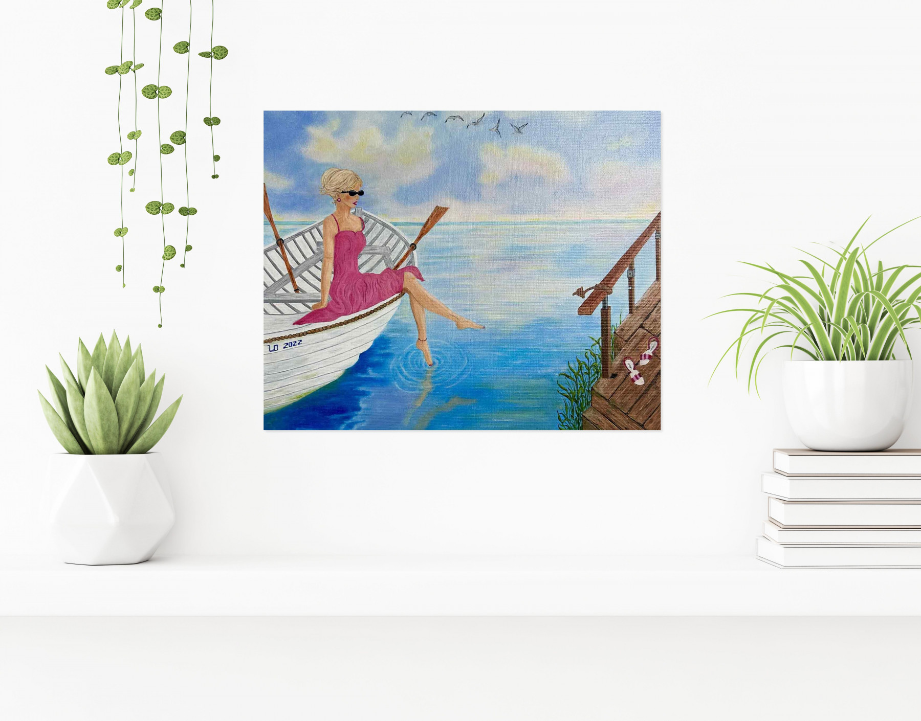Laurence Oeillet, Au gré du vent, Peinture - Galerie de vente et d’achat d’art contemporain en ligne Artalistic