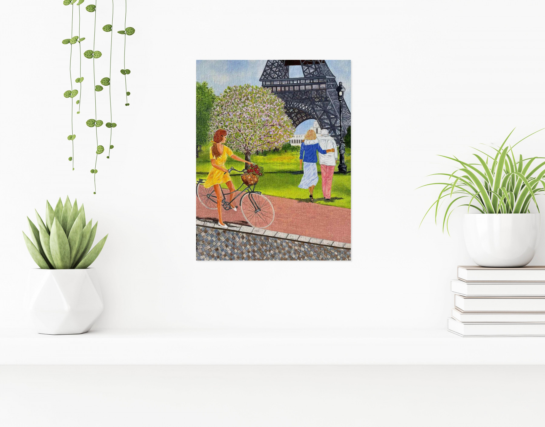 Laurence Oeillet, Champs de Mars, Peinture - Galerie de vente et d’achat d’art contemporain en ligne Artalistic