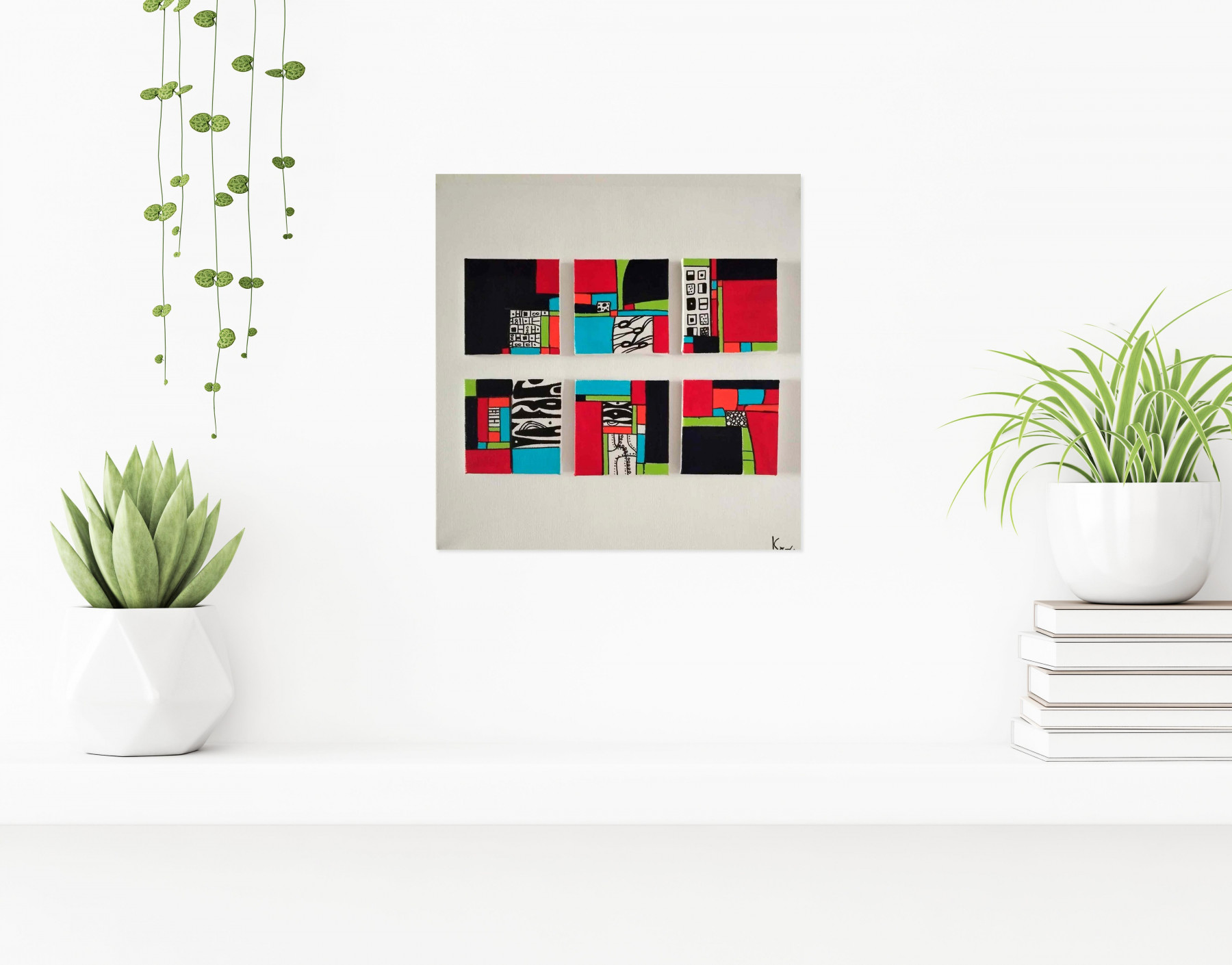 Carole Carpier, Carré VIP, peinture - Galerie de vente et d’achat d’art contemporain en ligne Artalistic