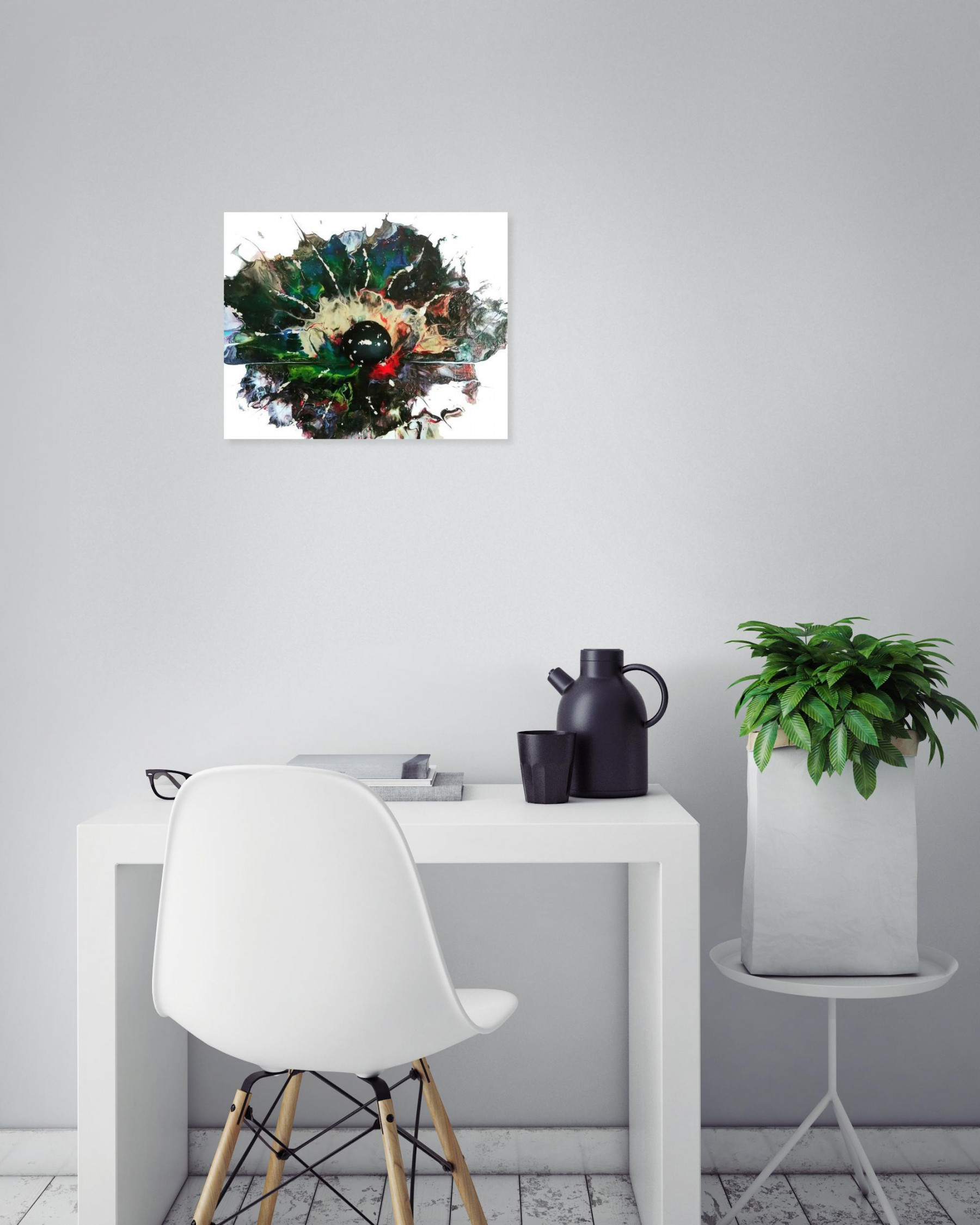Aline Boullot, Rebond, Peinture - Galerie de vente et d’achat d’art contemporain en ligne Artalistic