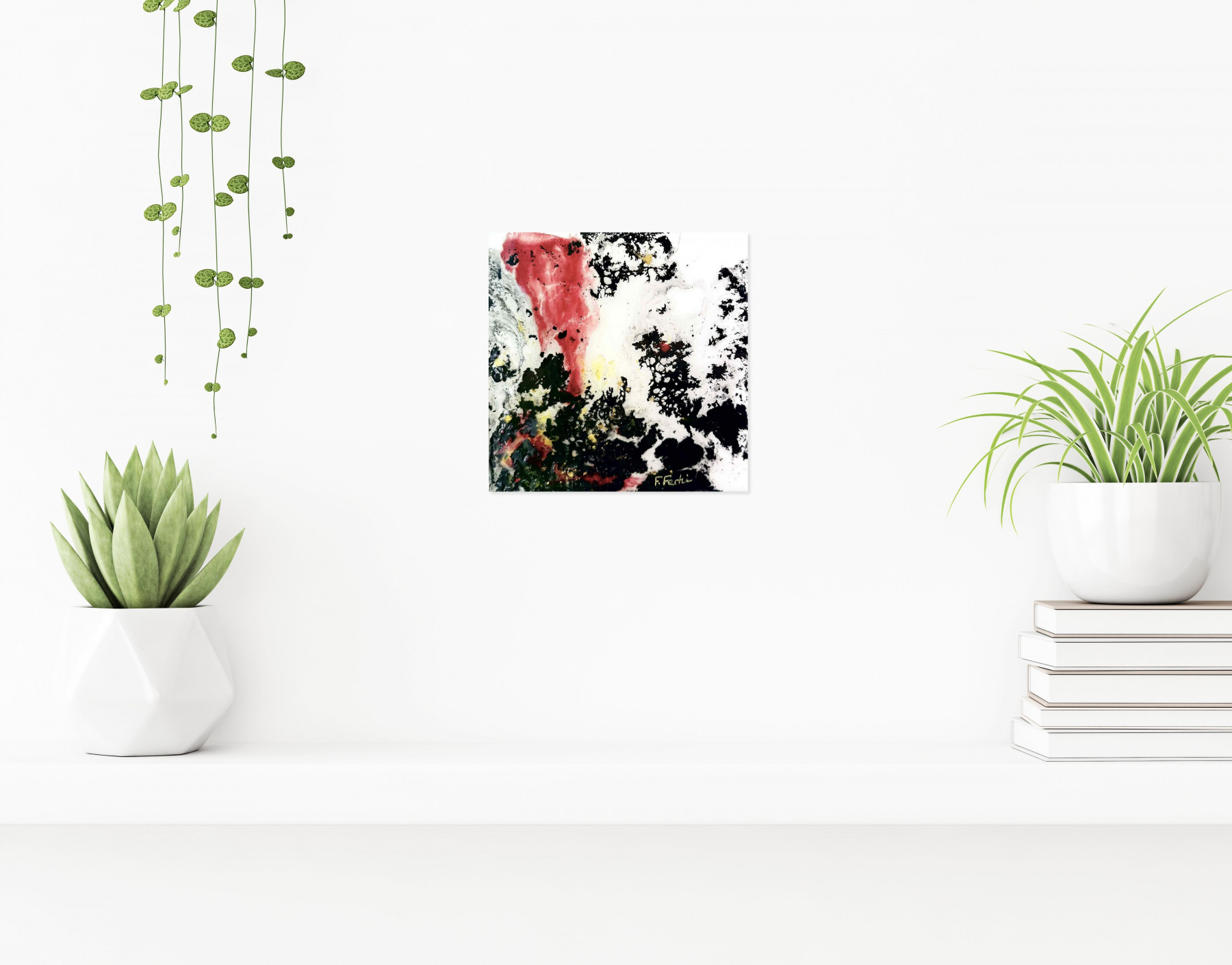 Fady Ferhi, Renaître de ses cendres, Peinture - Galerie de vente et d’achat d’art contemporain en ligne Artalistic