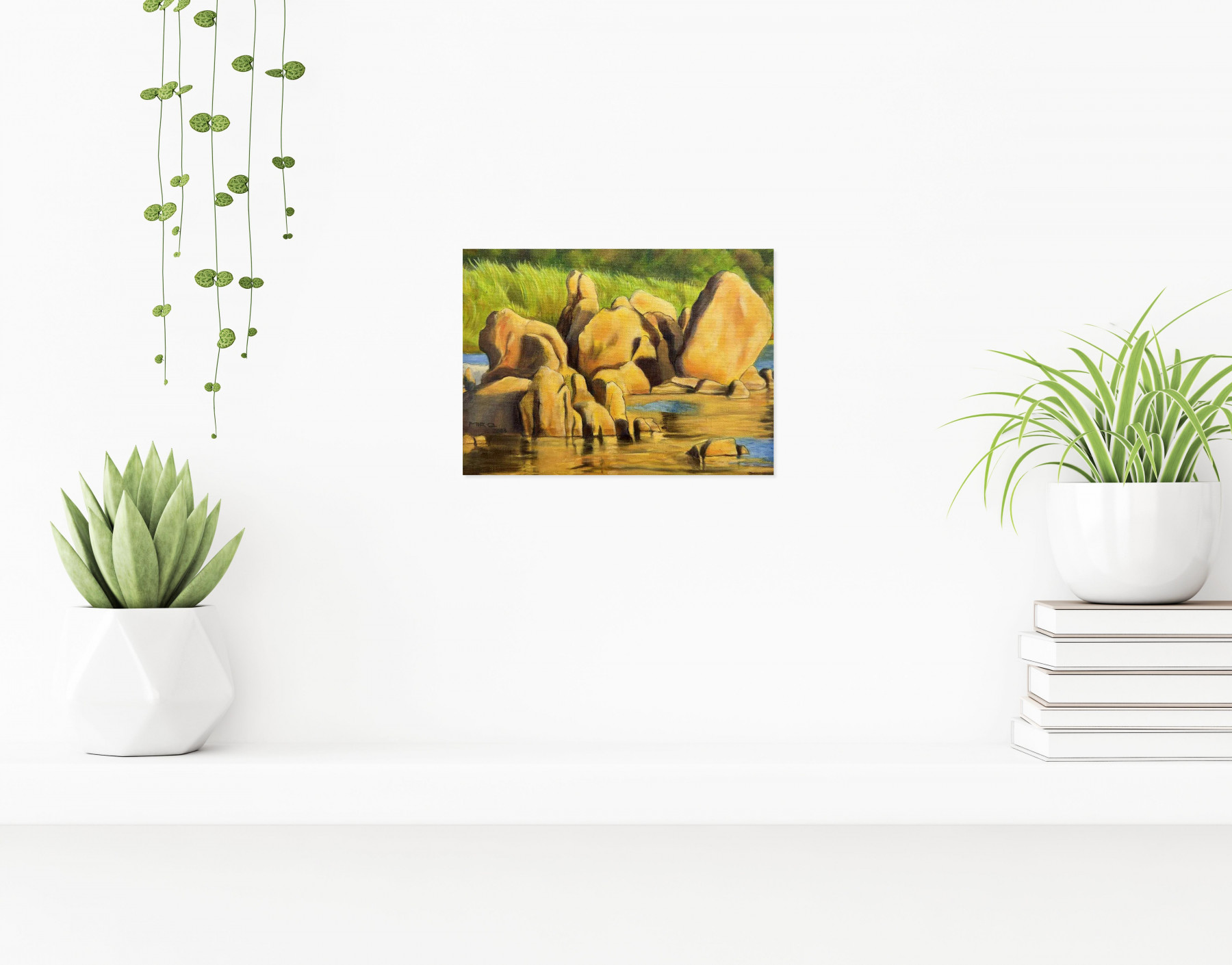 MIRA, L’or des rochers, Propriano, Peinture - Galerie de vente et d’achat d’art contemporain en ligne Artalistic
