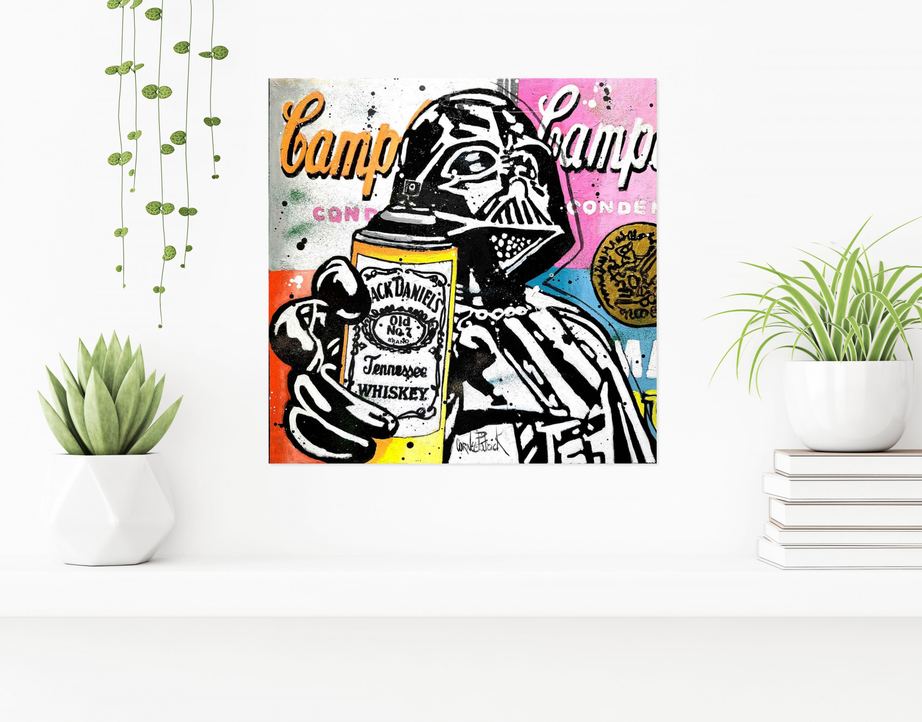 Patrick Cornée, Dark Vador, peinture - Galerie de vente et d’achat d’art contemporain en ligne Artalistic