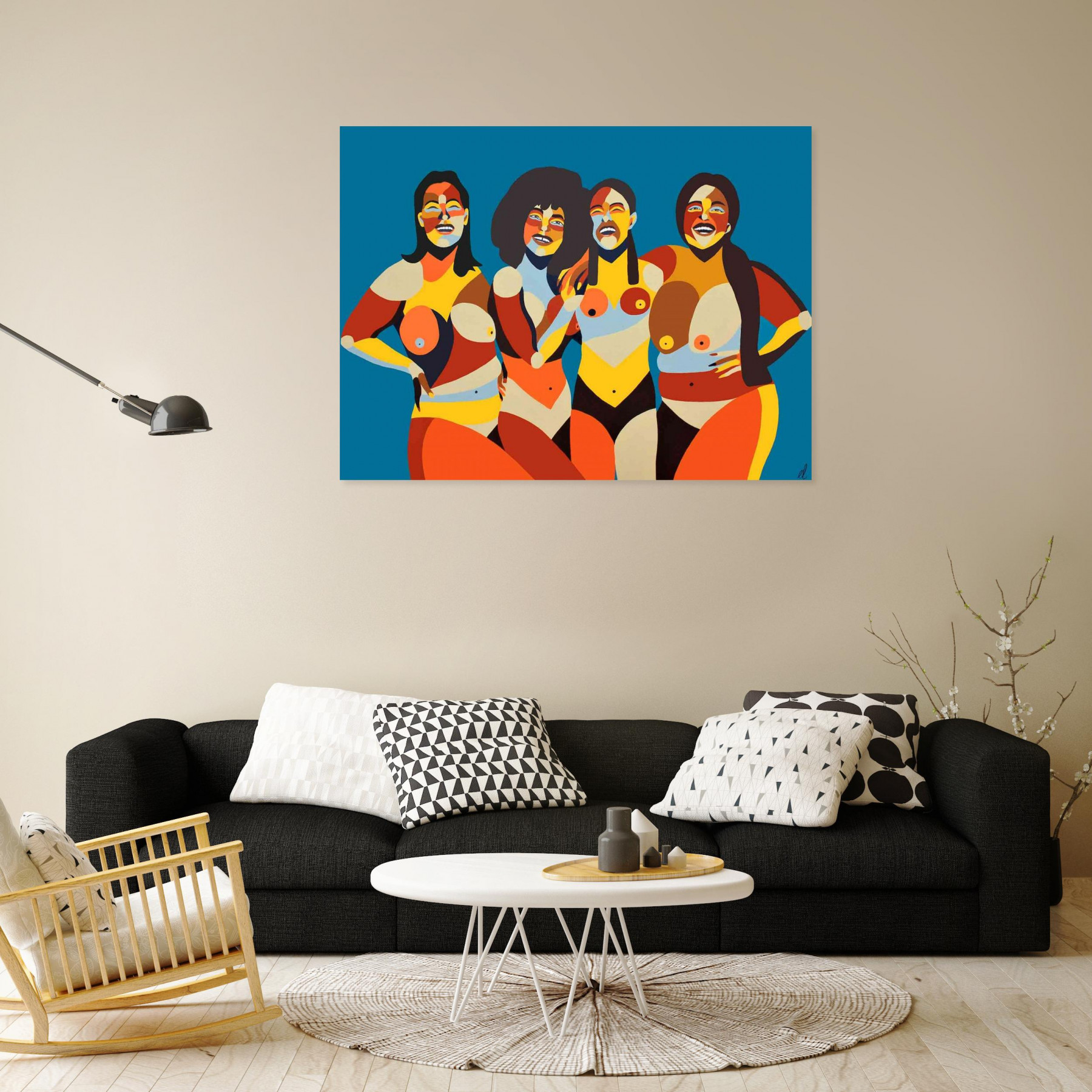 Eva Lamaignere, Parfaitement imparfaites, peinture - Galerie de vente et d’achat d’art contemporain en ligne Artalistic