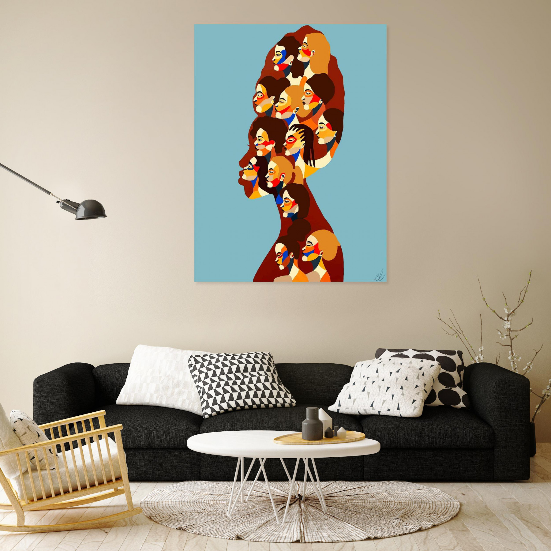 Eva Lamaignere, One, peinture - Galerie de vente et d’achat d’art contemporain en ligne Artalistic