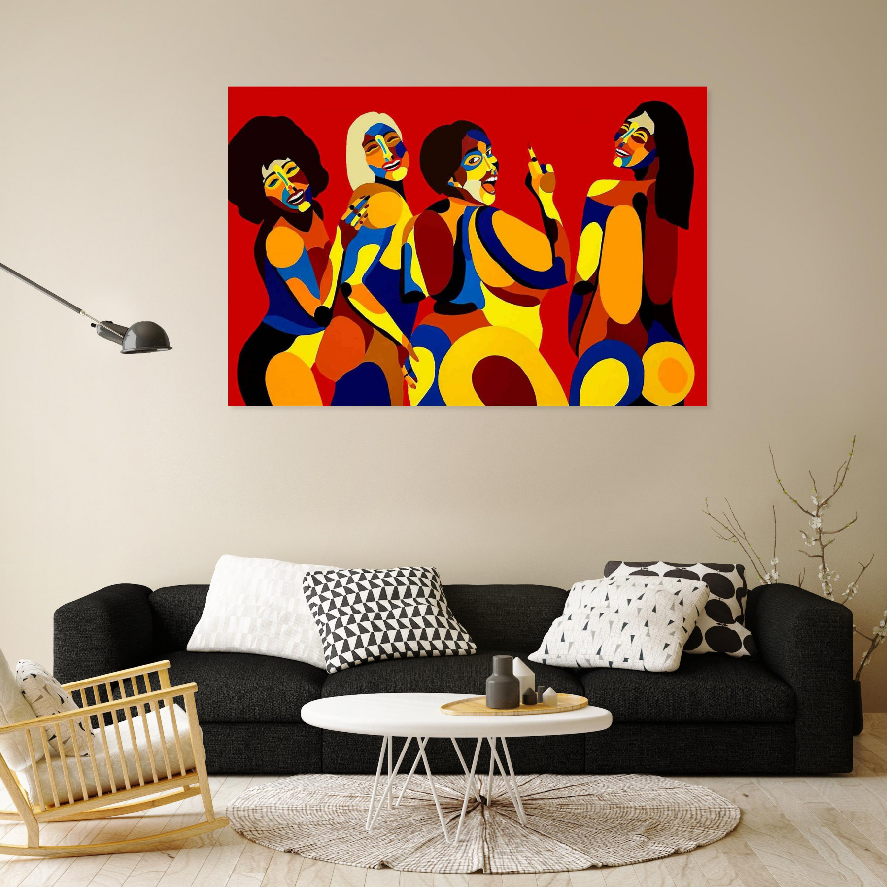 Eva Lamaignere, C'est la société qui est moche, peinture - Galerie de vente et d’achat d’art contemporain en ligne Artalistic
